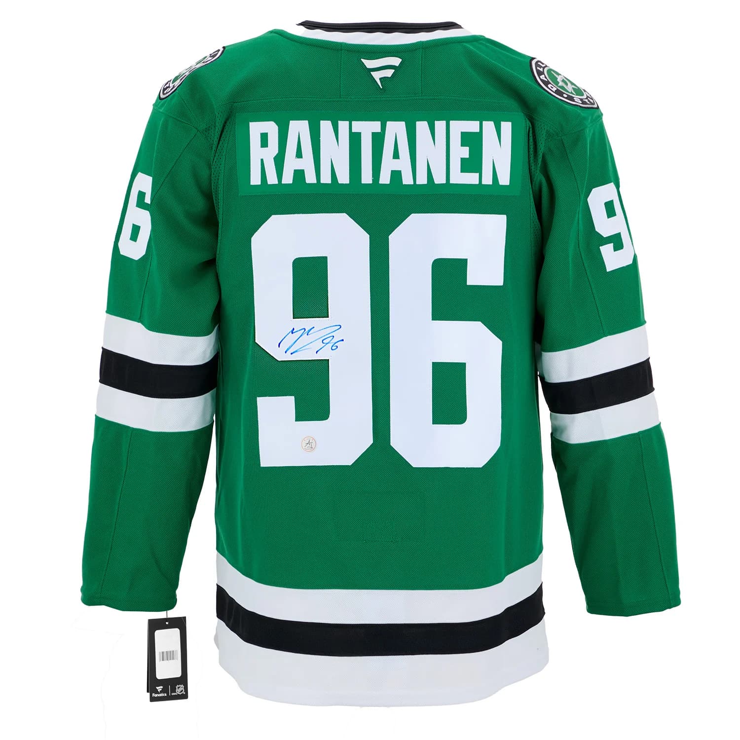Mikko Rantanen Autographed Dallas Stars Fanatics Premium Jersey Mikko Rantanen Jersey premium, Dallas Stars, supplier stock photo