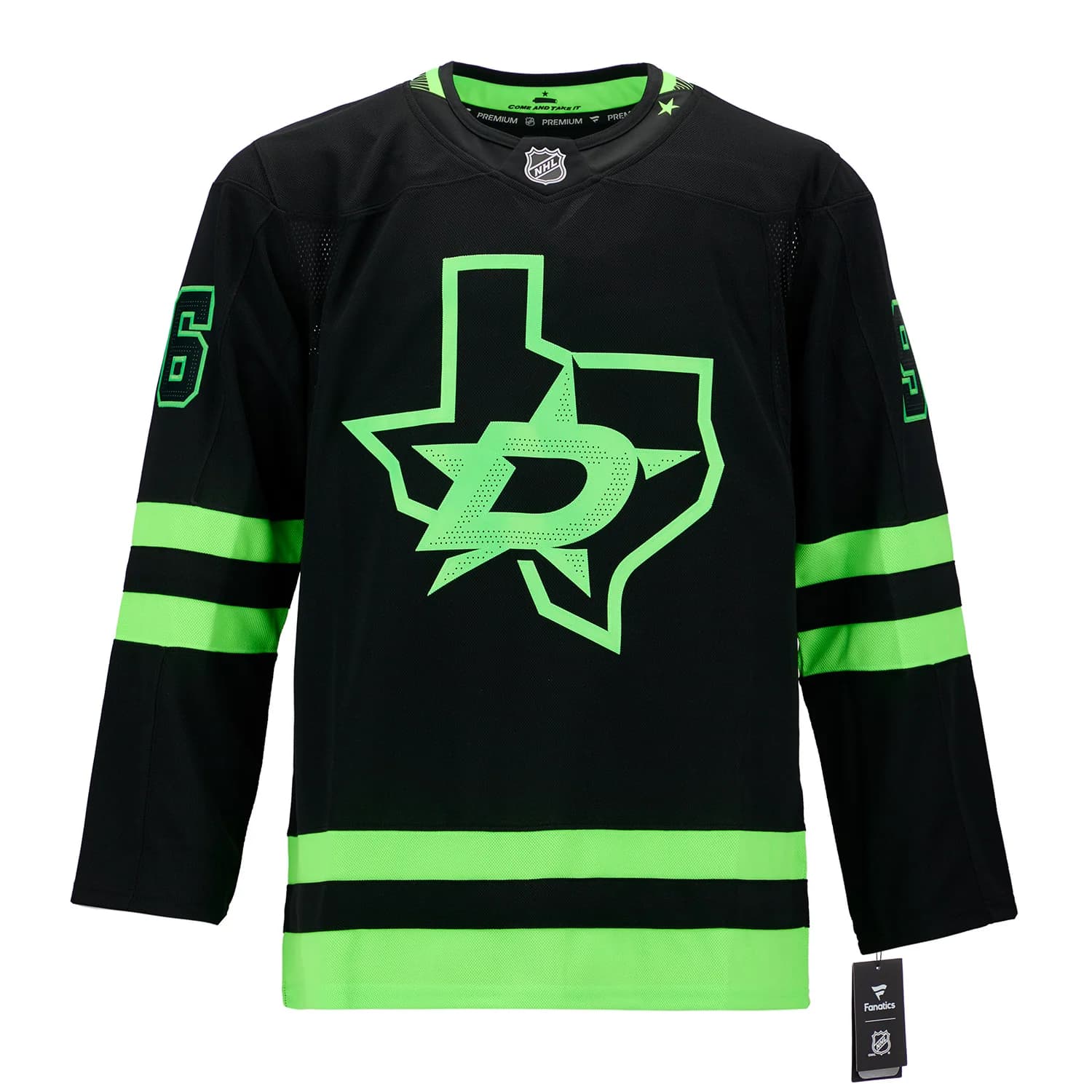 Mikko Rantanen Signed Dallas Stars Alt Black Fanatics Premium Jersey Mikko Rantanen Jersey mikko-rantanen-dallas-stars-alt-black, Dallas Stars, view 2, supplier stock photo