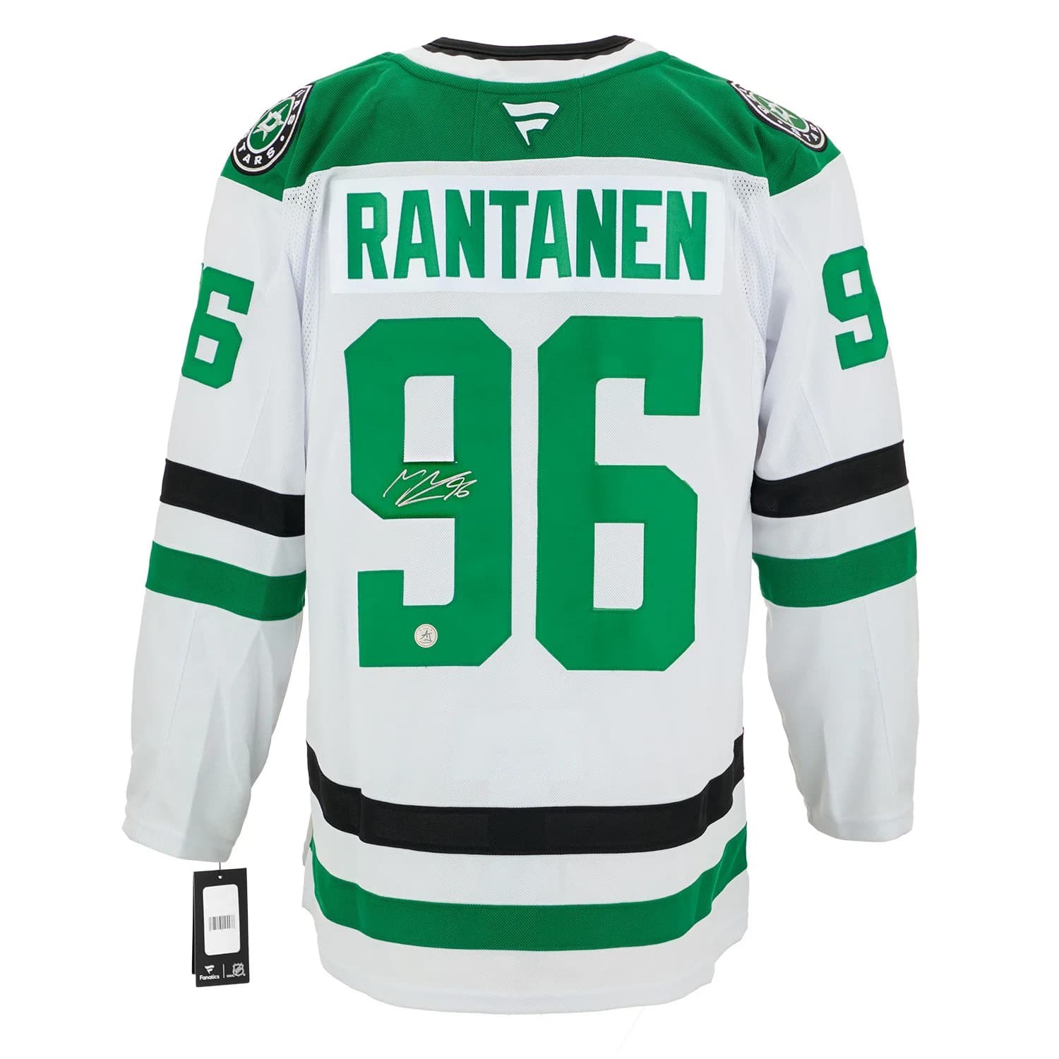 Mikko Rantanen Signed Dallas Stars White Fanatics Premium Jersey Mikko Rantanen Jersey white-premium, Dallas Stars, supplier stock photo