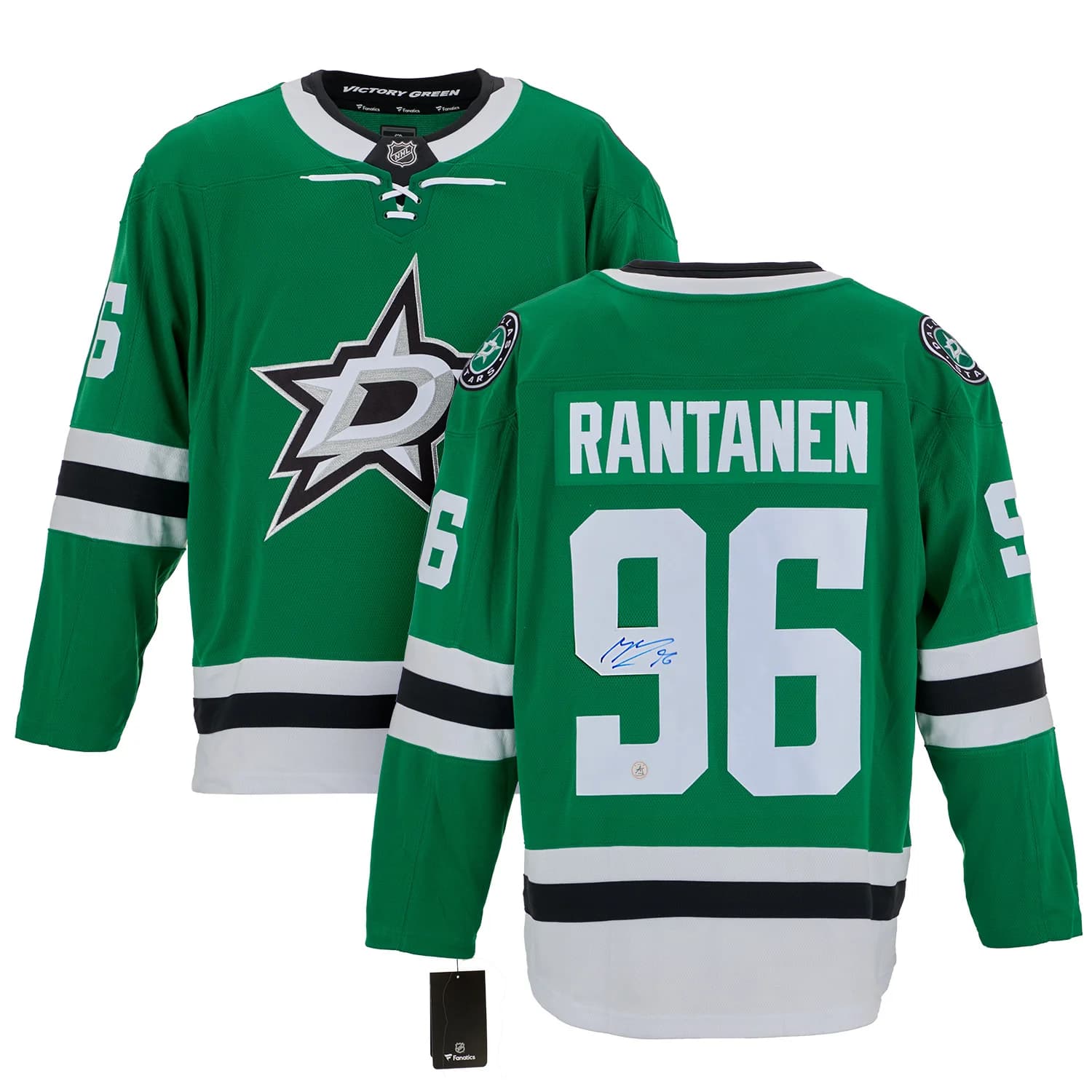 Mikko Rantanen Autographed Dallas Stars Fanatics Breakaway Jersey Mikko Rantanen Jersey breakaway, Dallas Stars, view 3, supplier stock photo