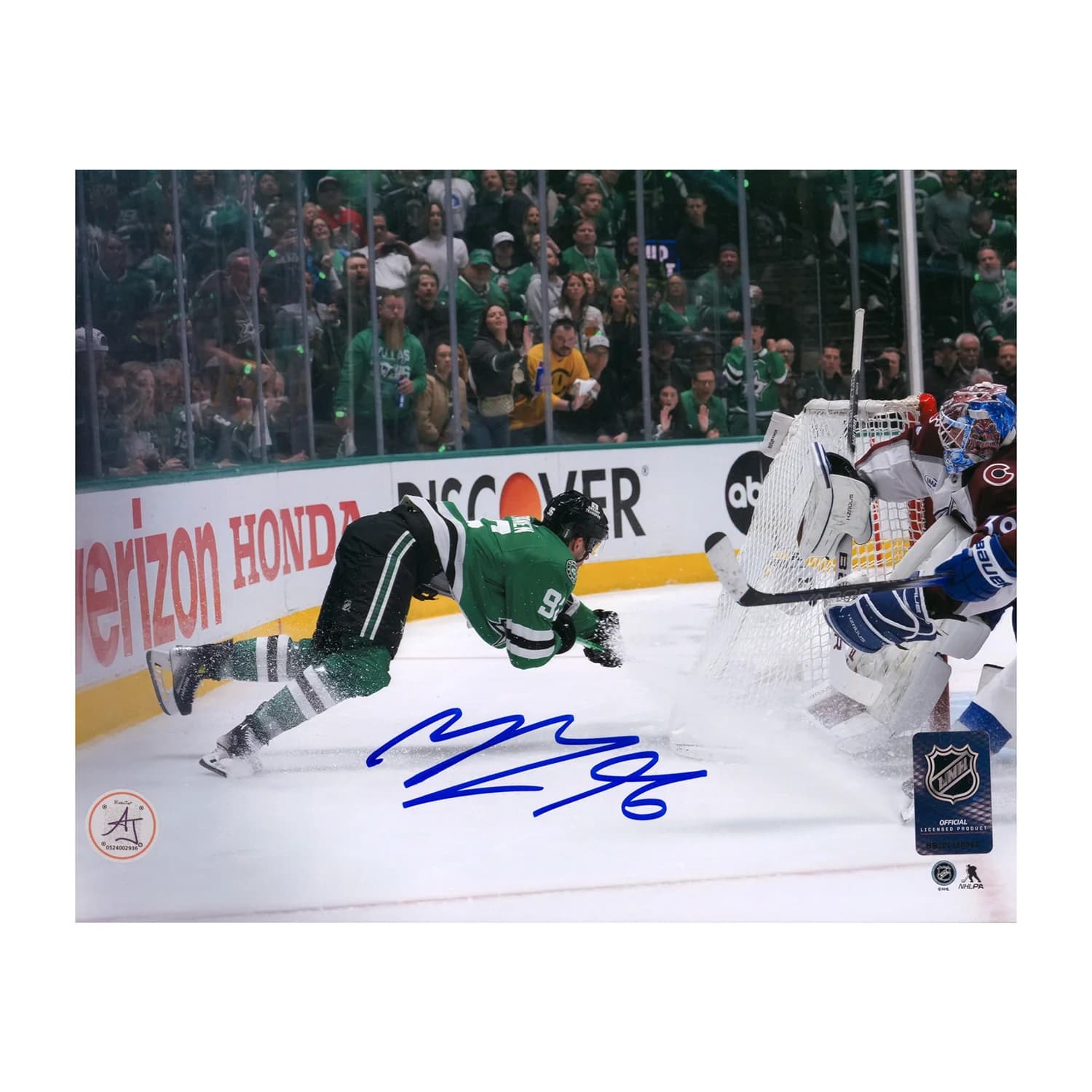 Mikko Rantanen Autographed Dallas Stars Playoff Payback Goal 8x10 Photo Mikko Rantanen Photo 8x10-playoff-payback-goal, Dallas Stars, supplier stock photo