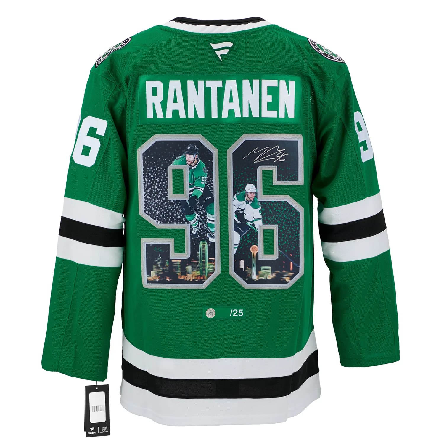 Mikko Rantanen Signed Dallas Stars Night Skyline Art Jersey #/25 Mikko Rantanen Jersey mikko-rantanen-dallas-stars-night-skyline, Dallas Stars, supplier stock photo
