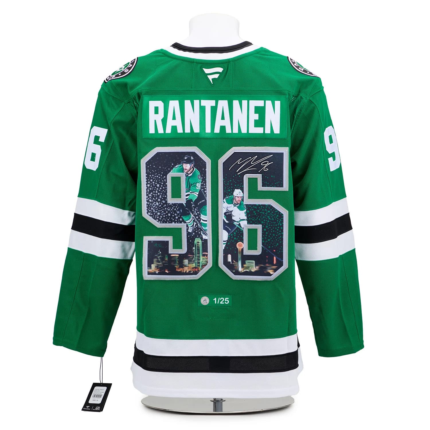 Mikko Rantanen Signed Dallas Stars Night Skyline Art Jersey #1/25 Mikko Rantanen Jersey mikko-rantanen-dallas-stars-night-skyline, Dallas Stars, supplier stock photo