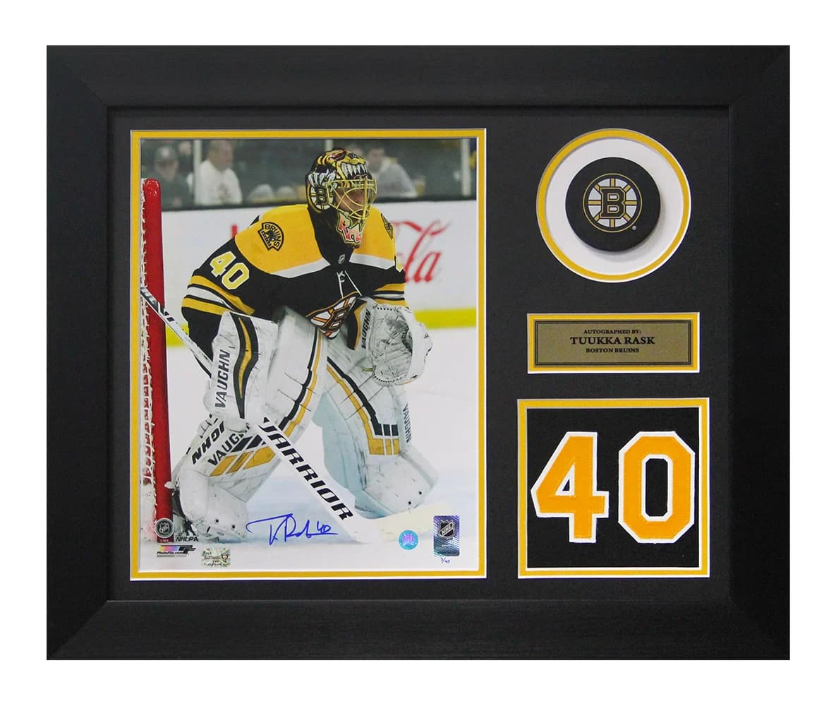 Tuukka Rask Signed Boston Bruins Game Day Number 20x24 Frame Tuukka Rask Other 20x24-game-day-number-frame, Boston Bruins, supplier stock photo