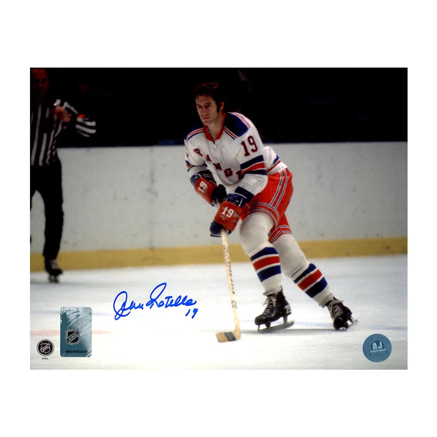 Jean Ratelle Autographed New York Rangers Playmaker 8x10 Photo Jean Ratelle Photo 8x10-playmaker, New York Rangers, supplier stock photo