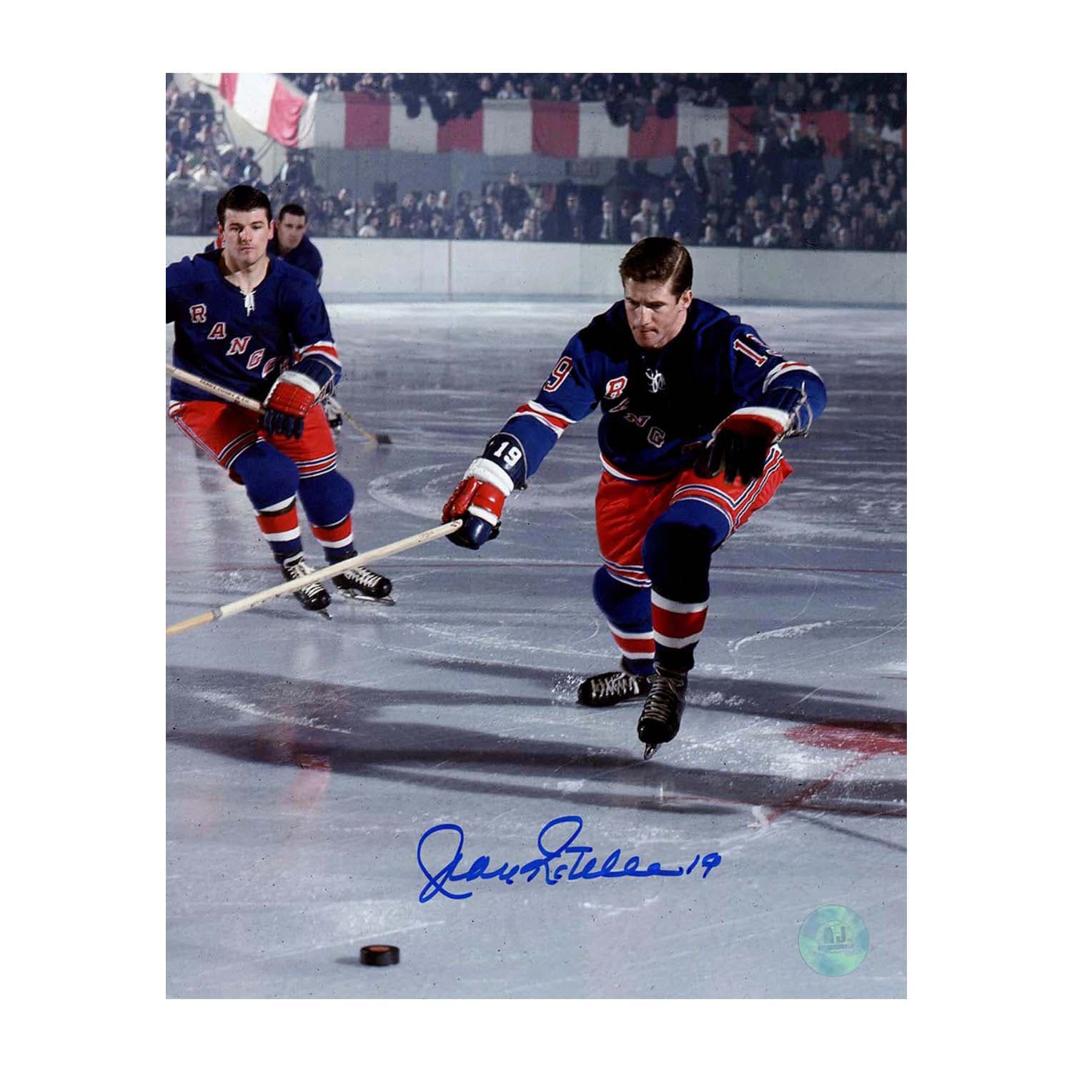 Jean Ratelle Autographed New York Rangers Original Six Hockey 8x10 Photo Jean Ratelle Photo 8x10-original-six-hockey, New York Rangers, supplier stock photo