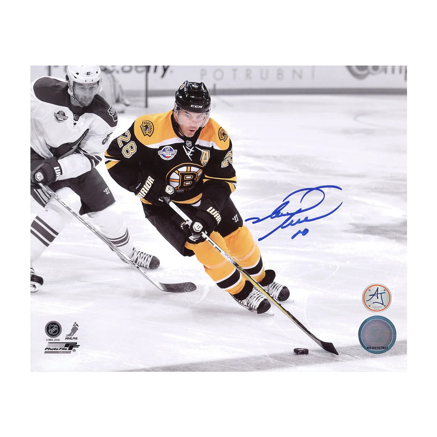 Mark Recchi Autographed Boston Bruins Color Isolation 8x10 Photo Mark Recchi Photo 8x10-color-isolation, Boston Bruins, supplier stock photo