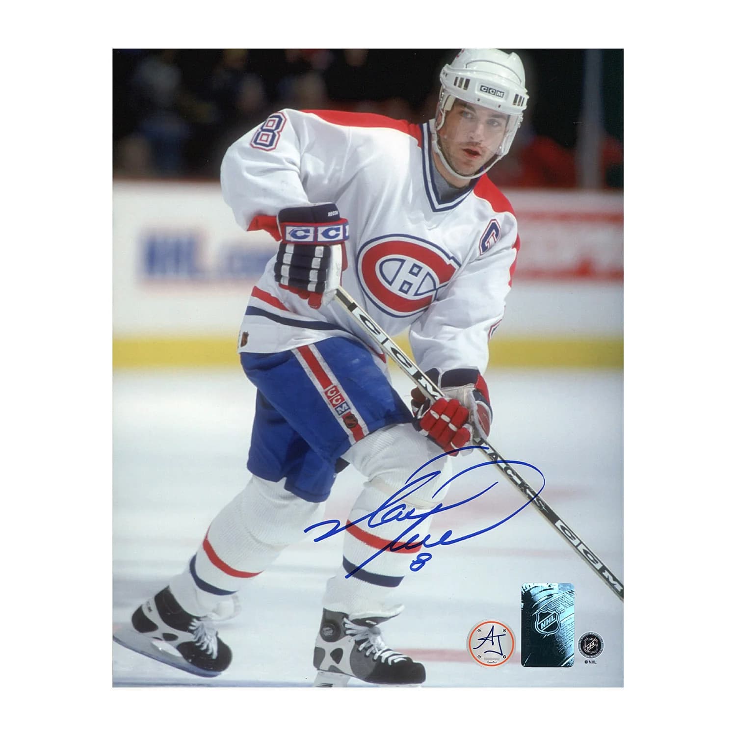 Mark Recchi Autographed Montreal Canadiens Captain 8x10 Photo Mark Recchi Photo 8x10-captain, Montreal Canadiens, supplier stock photo