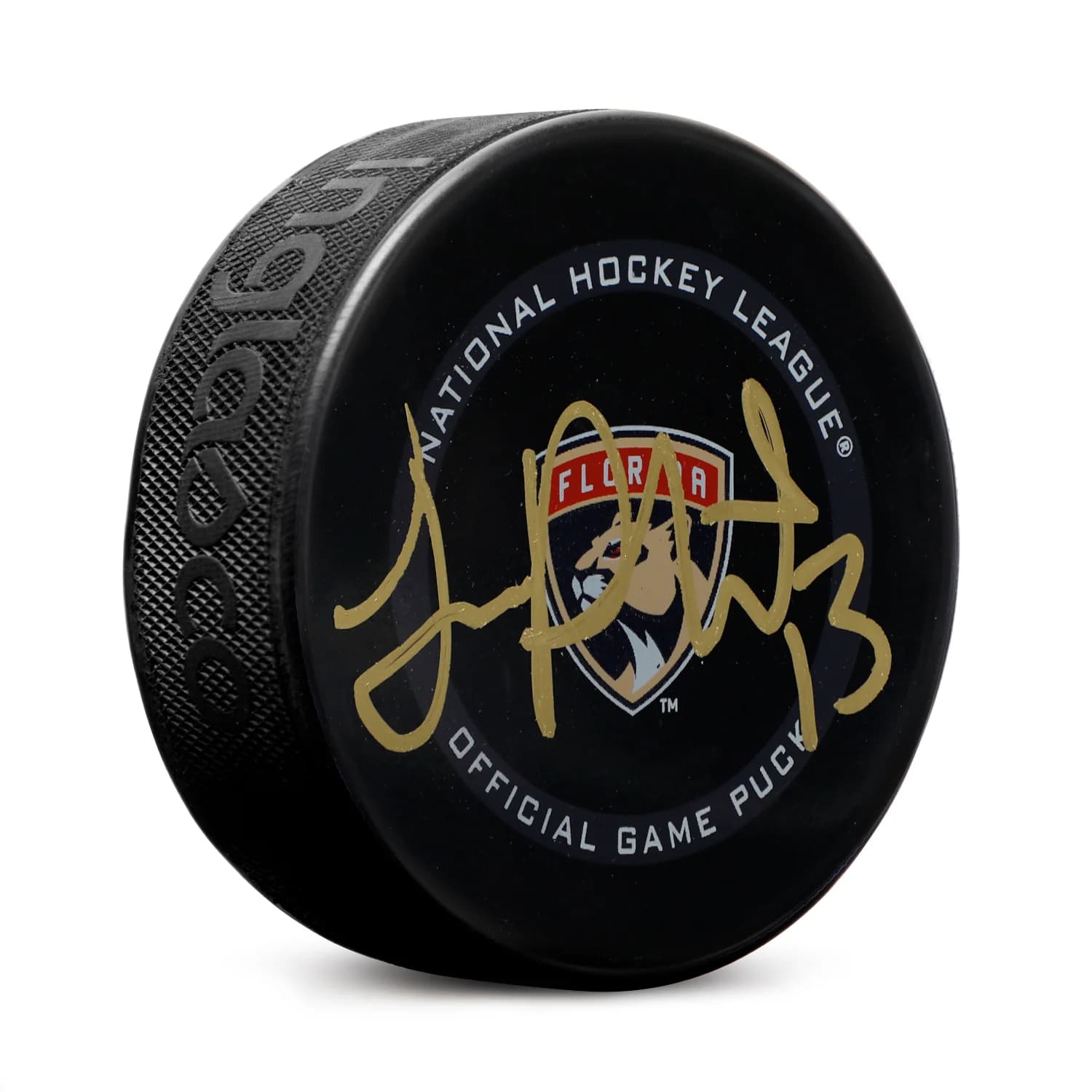 Sam Reinhart Signed Florida Panthers Official Game Puck Sam Reinhart Puck game, Florida Panthers, supplier stock photo
