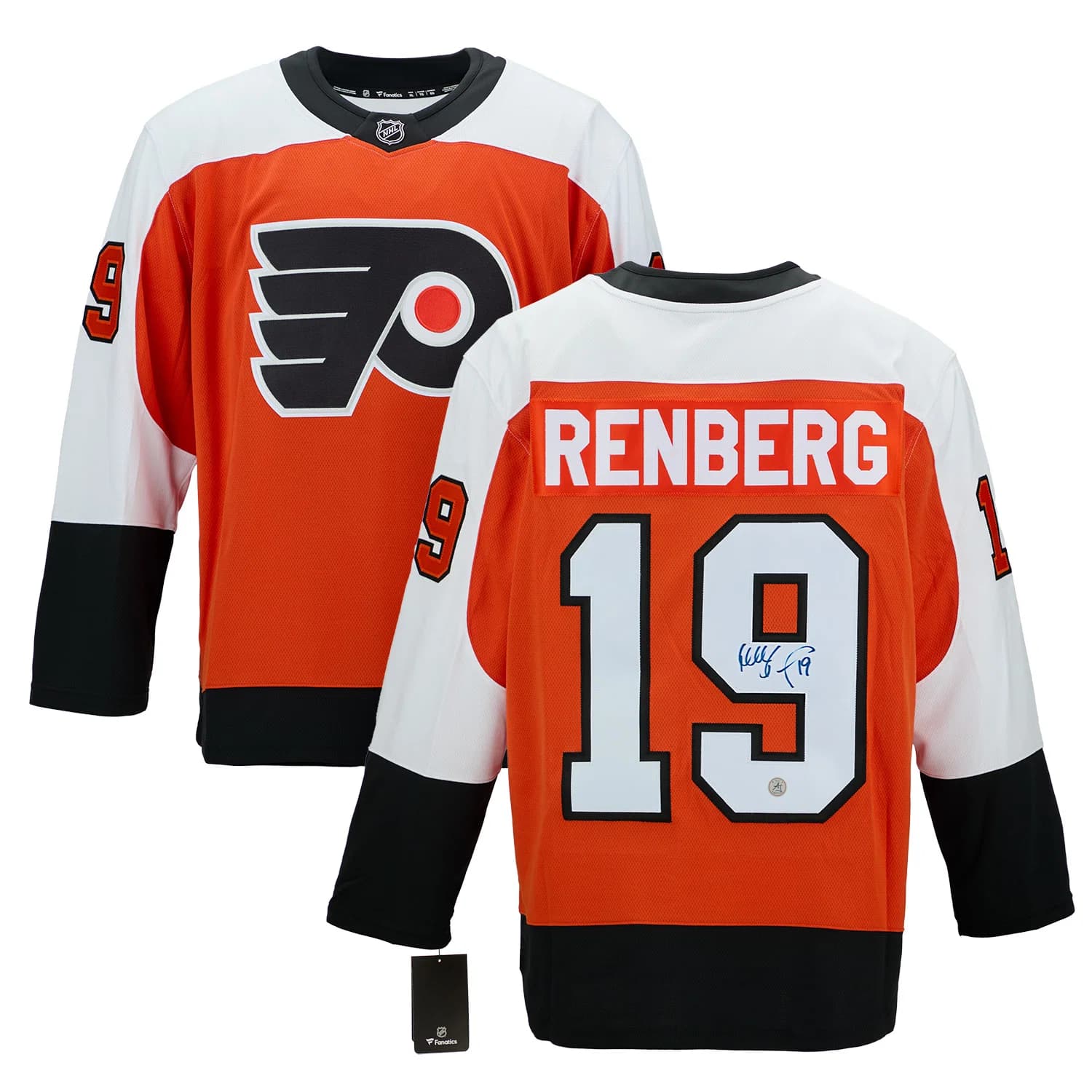Mikael Renberg Signed Philadelphia Flyers Fanatics Breakaway Jersey Mikael Renberg Jersey breakaway, Philadelphia Flyers, view 3, supplier stock photo