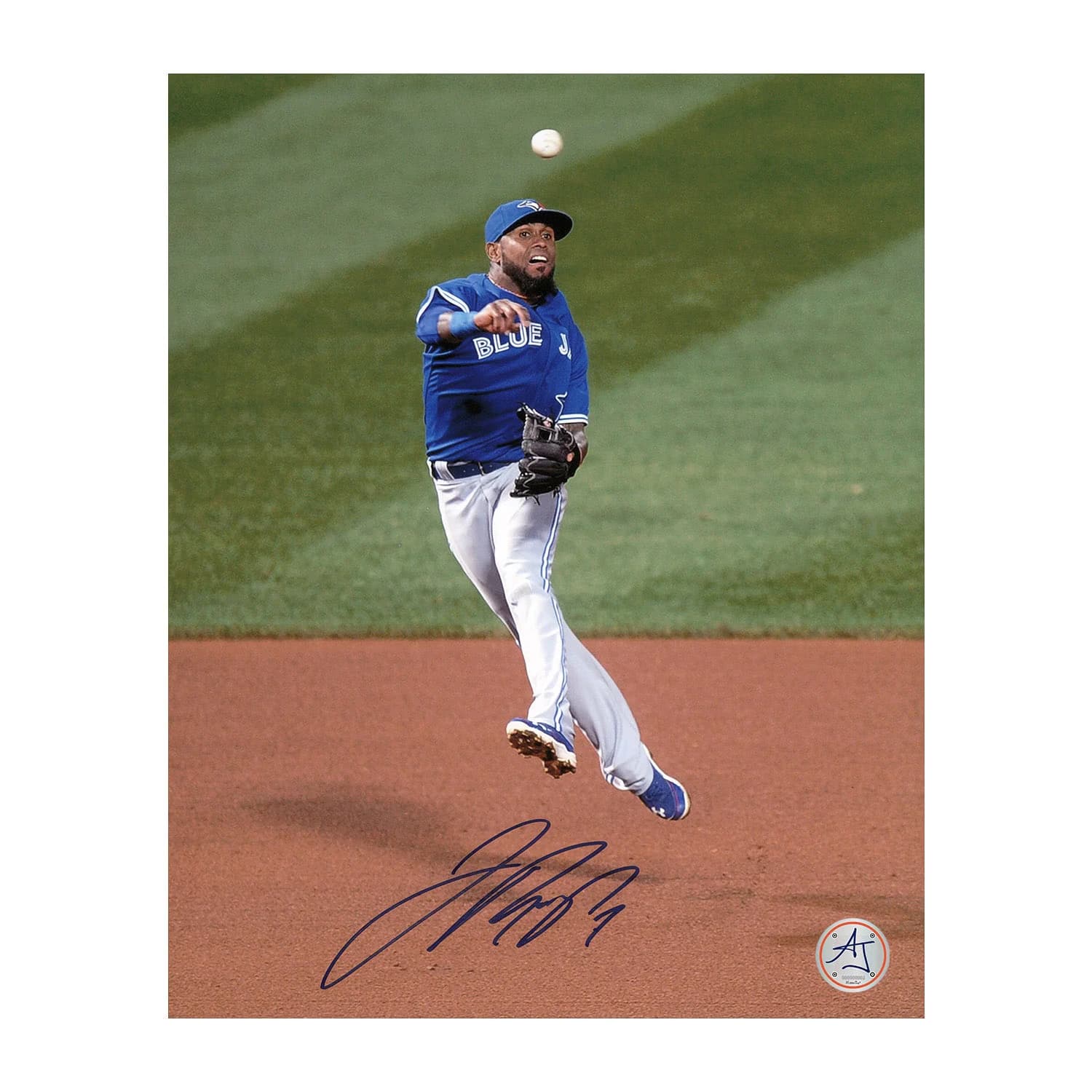 Jose Reyes Autographed Toronto Blue Jays Fielding 8x10 Photo Jose Reyes Photo 8x10-toronto-blue-jays-fielding, supplier stock photo
