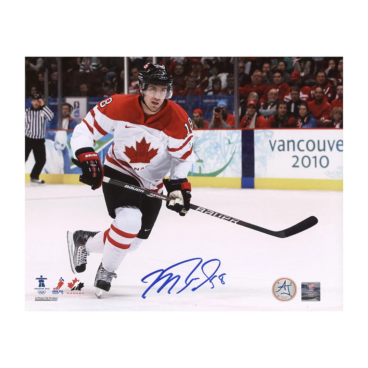 Mike Richards Team Canada Autographed Olympic Hockey 8x10 Photo Mike Richards Photo 8x10-team-canada-olympic-hockey, supplier stock photo