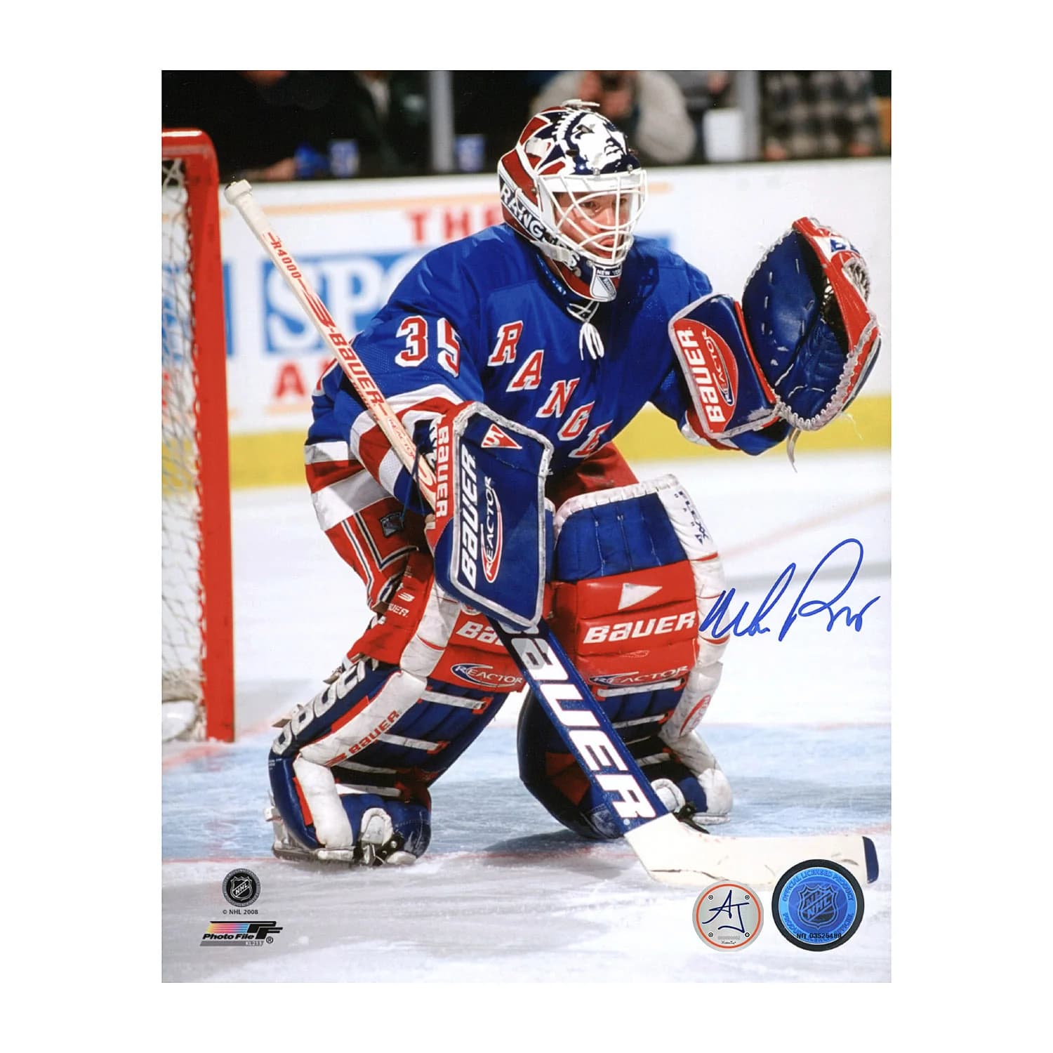 Mike Richter New York Rangers Autographed Goalie 8x10 Photo Mike Richter Photo 8x10-goalie, New York Rangers, supplier stock photo