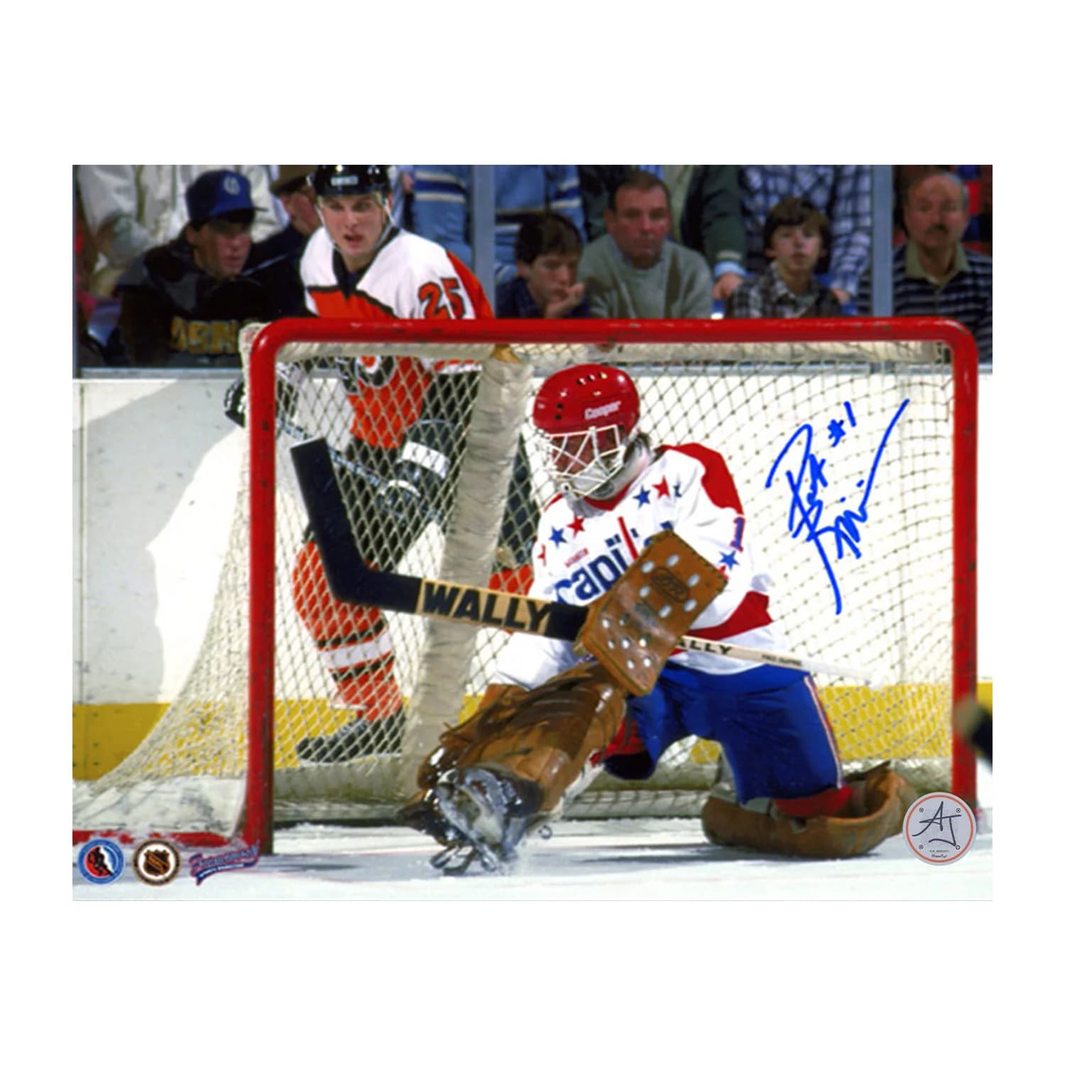Pat Riggin Washington Capitals Autographed Goalie 8x10 Photo Pat Riggin Photo 8x10-goalie, Washington Capitals, supplier stock photo