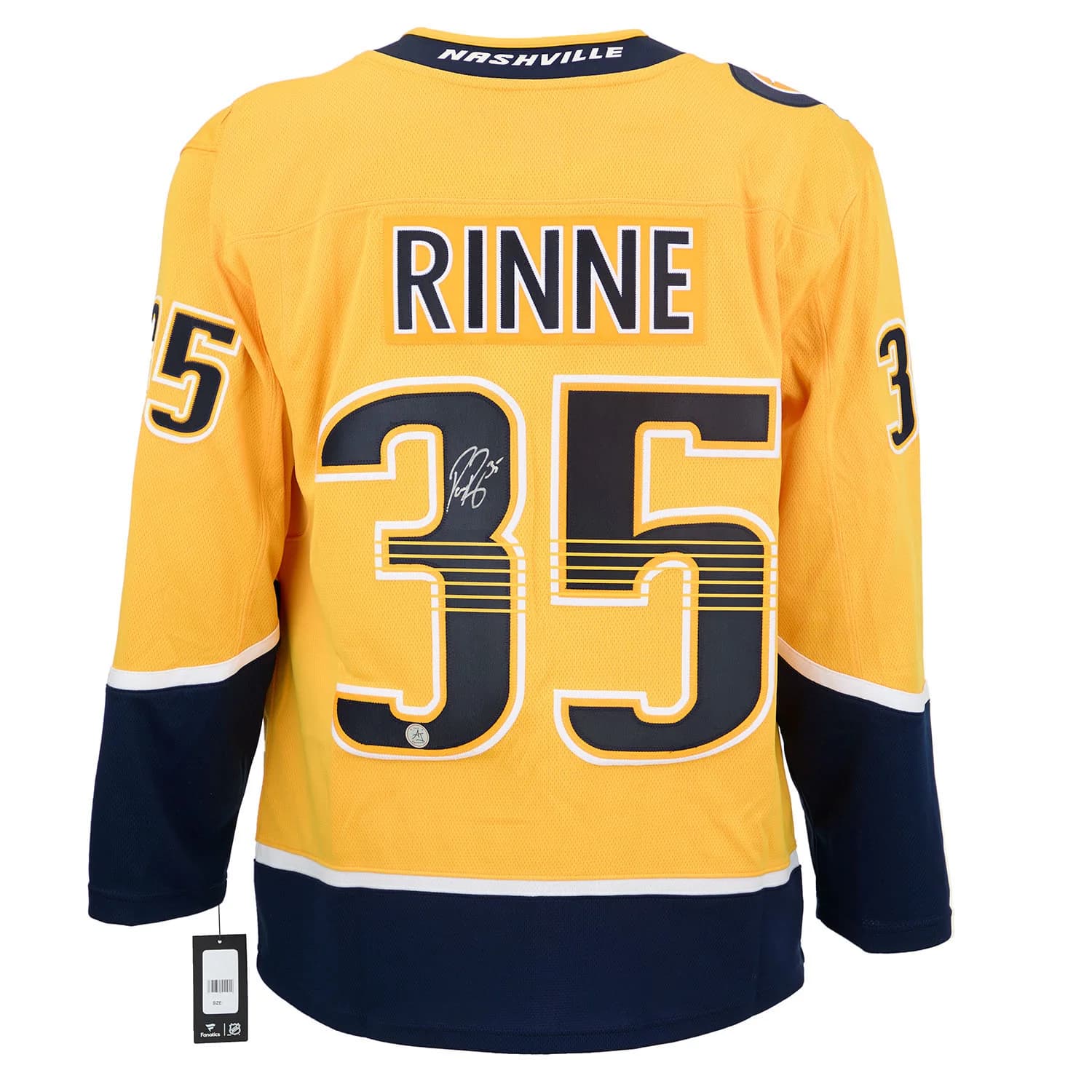 Pekka Rinne Autographed Nashville Predators Fanatics Breakaway Jersey Pekka Rinne Jersey breakaway, Nashville Predators, supplier stock photo
