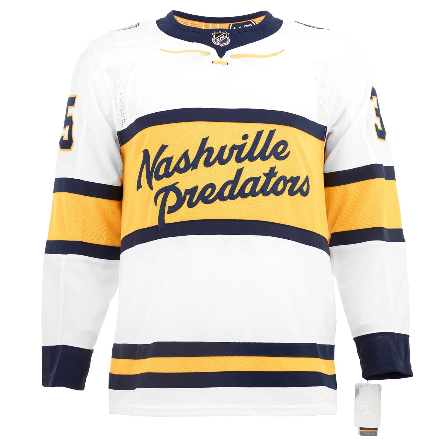 Pekka Rinne Nashville Predators Signed Winter Classic adidas Jersey Pekka Rinne Jersey winter-classic-adidas, Nashville Predators, view 2, supplier stock photo