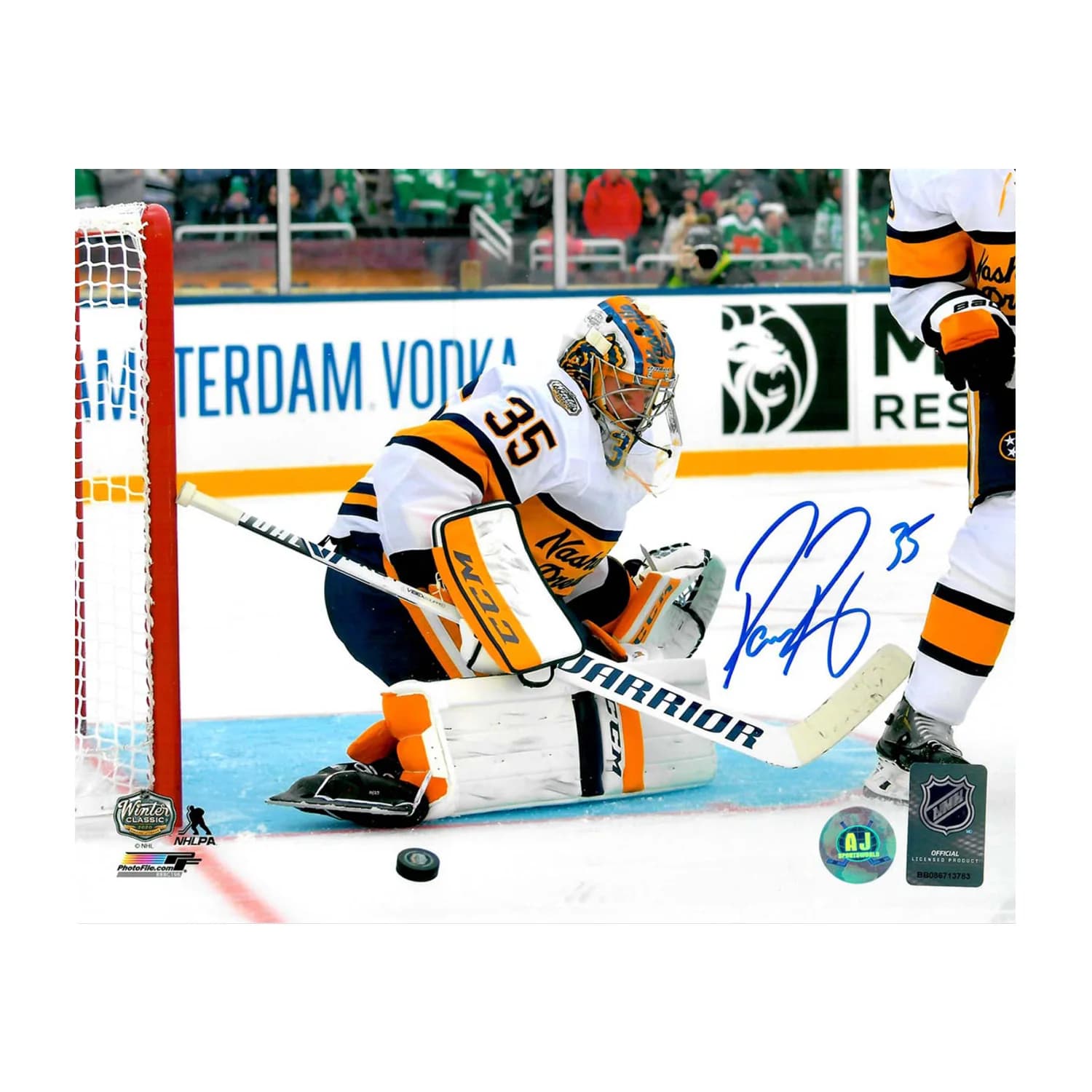 Pekka Rinne Signed Nashville Predators Winter Classic 8x10 Photo Pekka Rinne Photo 8x10-winter-classic, Nashville Predators, supplier stock photo