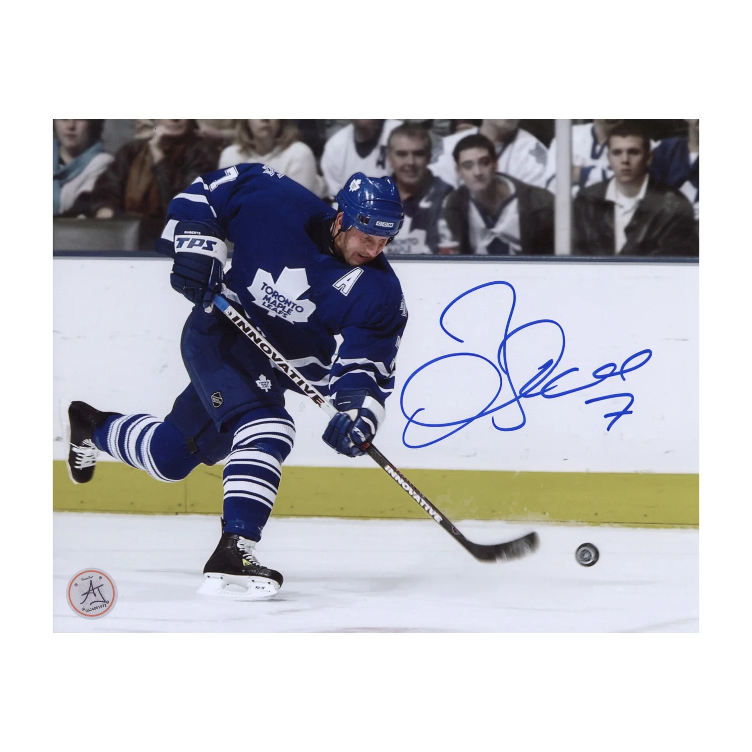 Gary Roberts Autographed Toronto Maple Leafs Shooting 8x10 Photo Gary Roberts Photo 8x10-shooting, Toronto Maple Leafs, supplier stock photo