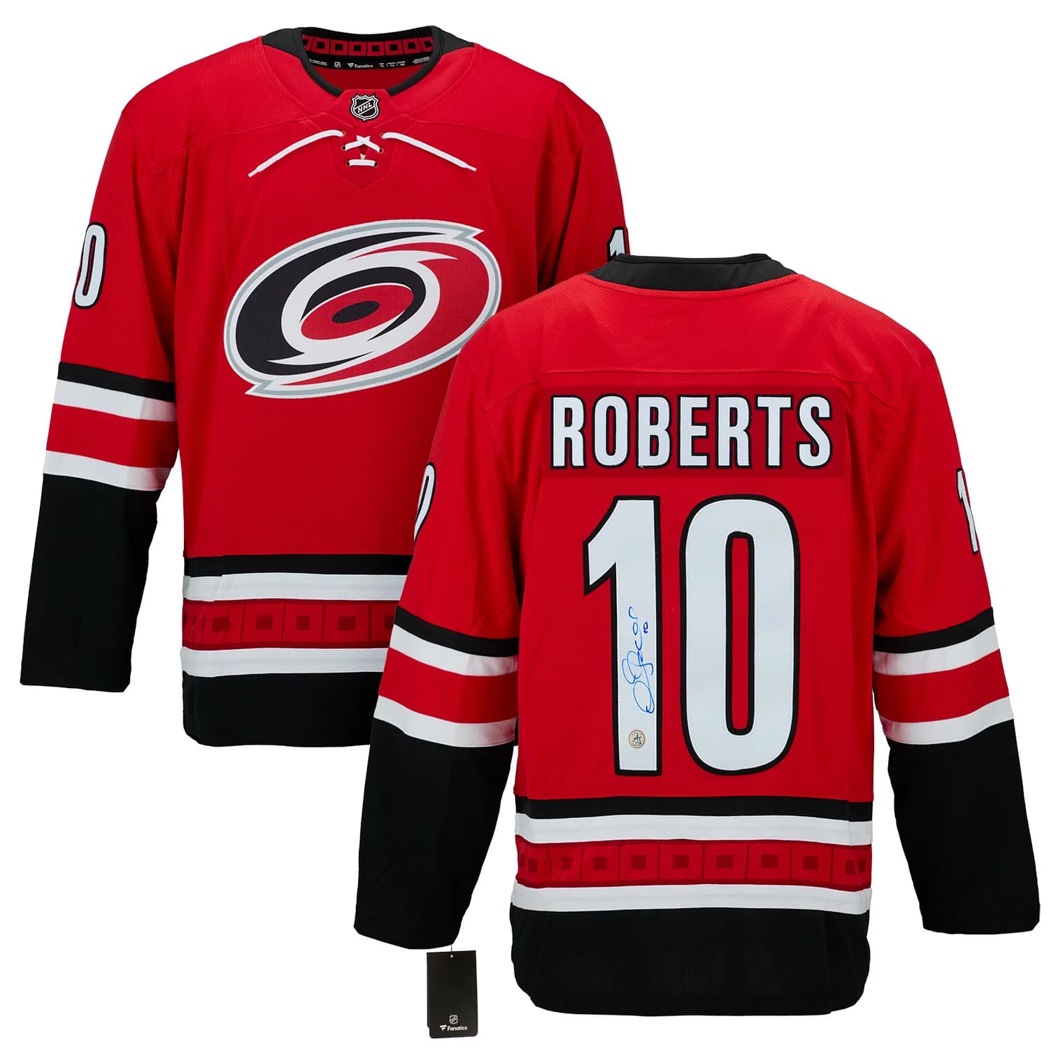 Gary Roberts Autographed Carolina Hurricanes Fanatics Breakaway Jersey Gary Roberts Jersey breakaway, Carolina Hurricanes, view 3, supplier stock photo