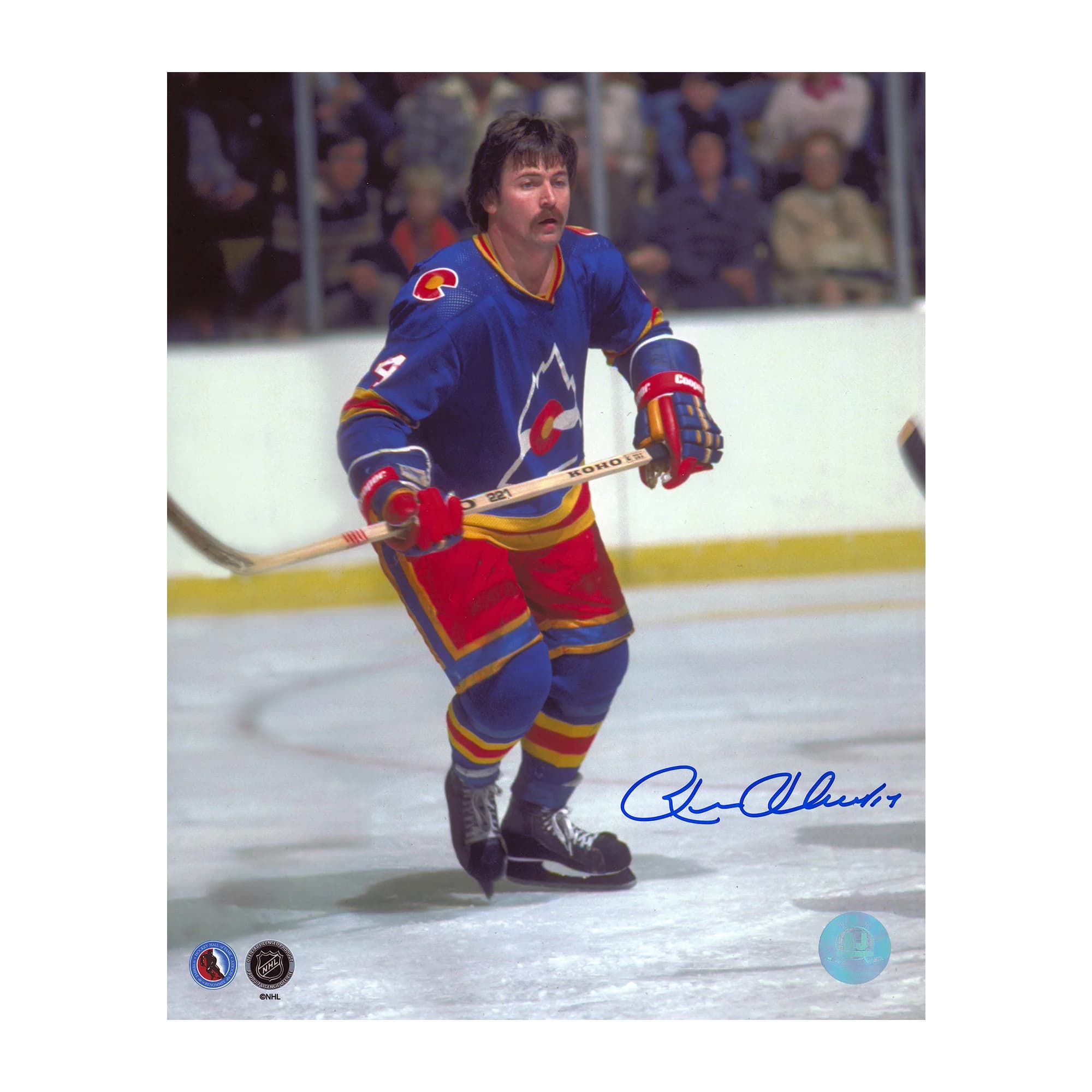 Rene Robert Autographed Colorado Rockies Hockey 8x10 Photo Rene Robert Photo 8x10-colorado-rockies-hockey, supplier stock photo
