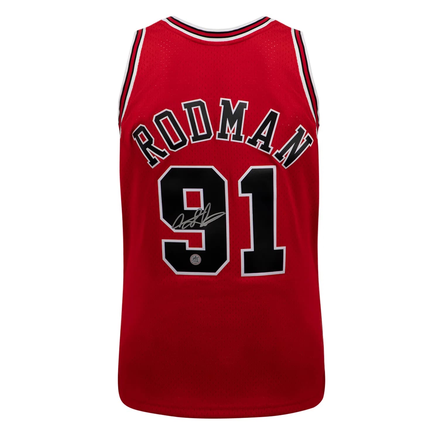 Dennis Rodman Autographed Chicago Bulls Mitchell & Ness Jersey Dennis Rodman Jersey mitchell-ness, Chicago Bulls, supplier stock photo