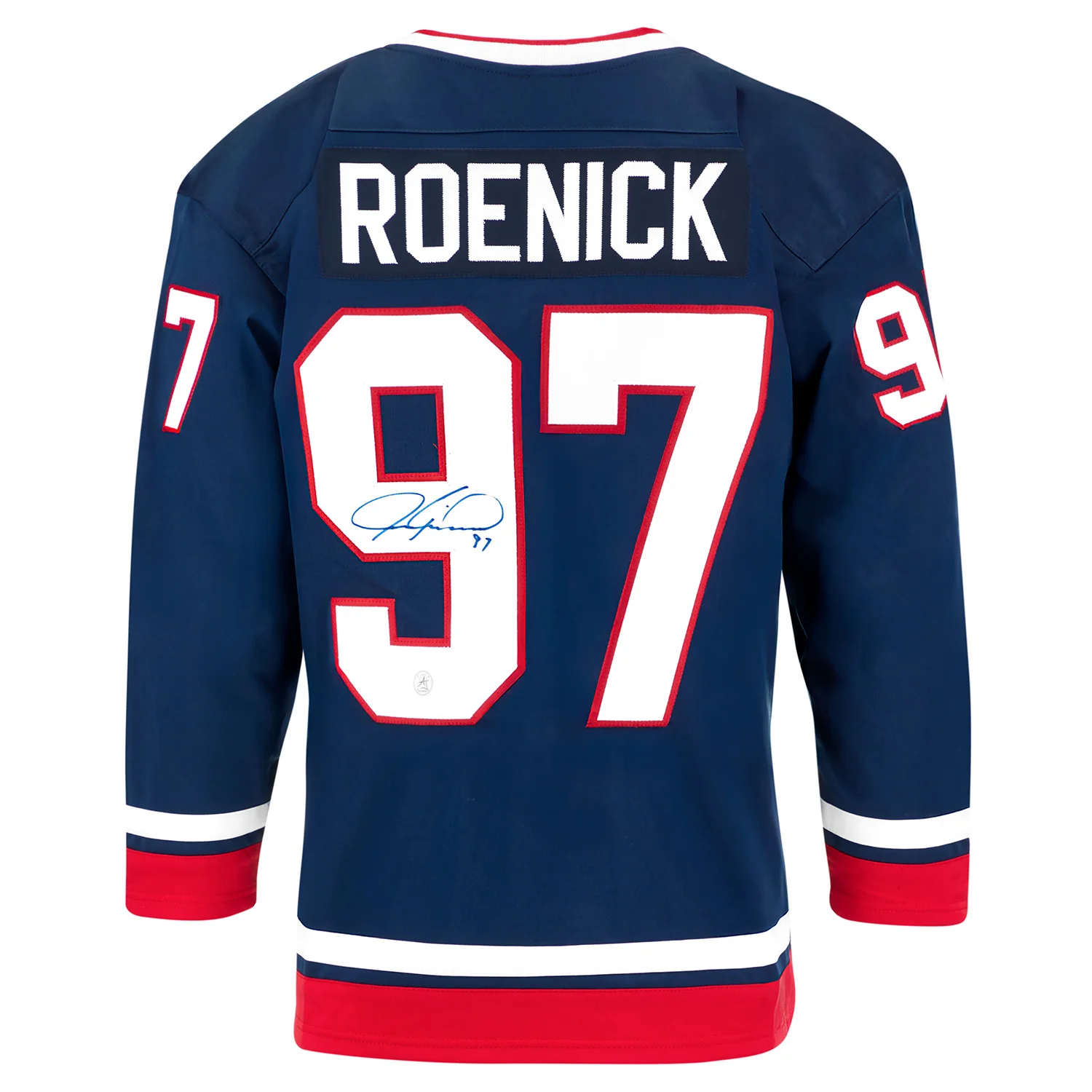Jeremy Roenick Autographed Team USA Custom Hockey Nation Jersey Jeremy Roenick Jersey team-usa-hockey-nation, supplier stock photo