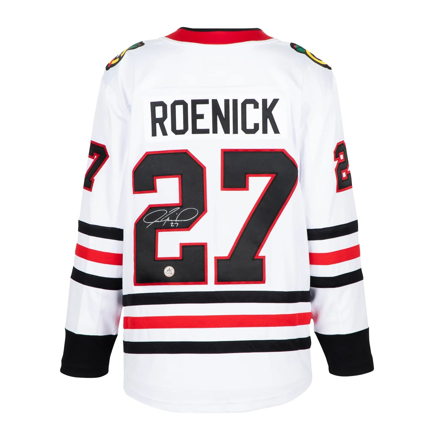 Jeremy Roenick Signed Chicago Blackhawks White Fanatics Breakaway Jersey Jeremy Roenick Jersey white-breakaway, Chicago Blackhawks, supplier stock photo