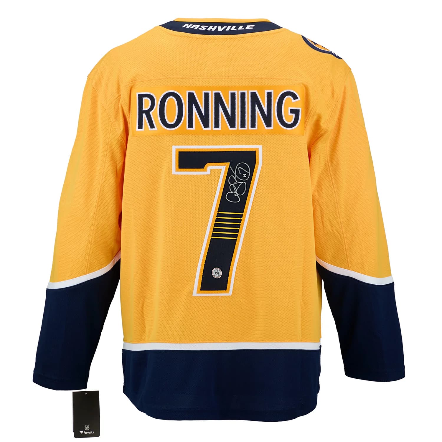 Cliff Ronning Autographed Nashville Predators Fanatics Breakaway Jersey Cliff Ronning Jersey breakaway, Nashville Predators, supplier stock photo
