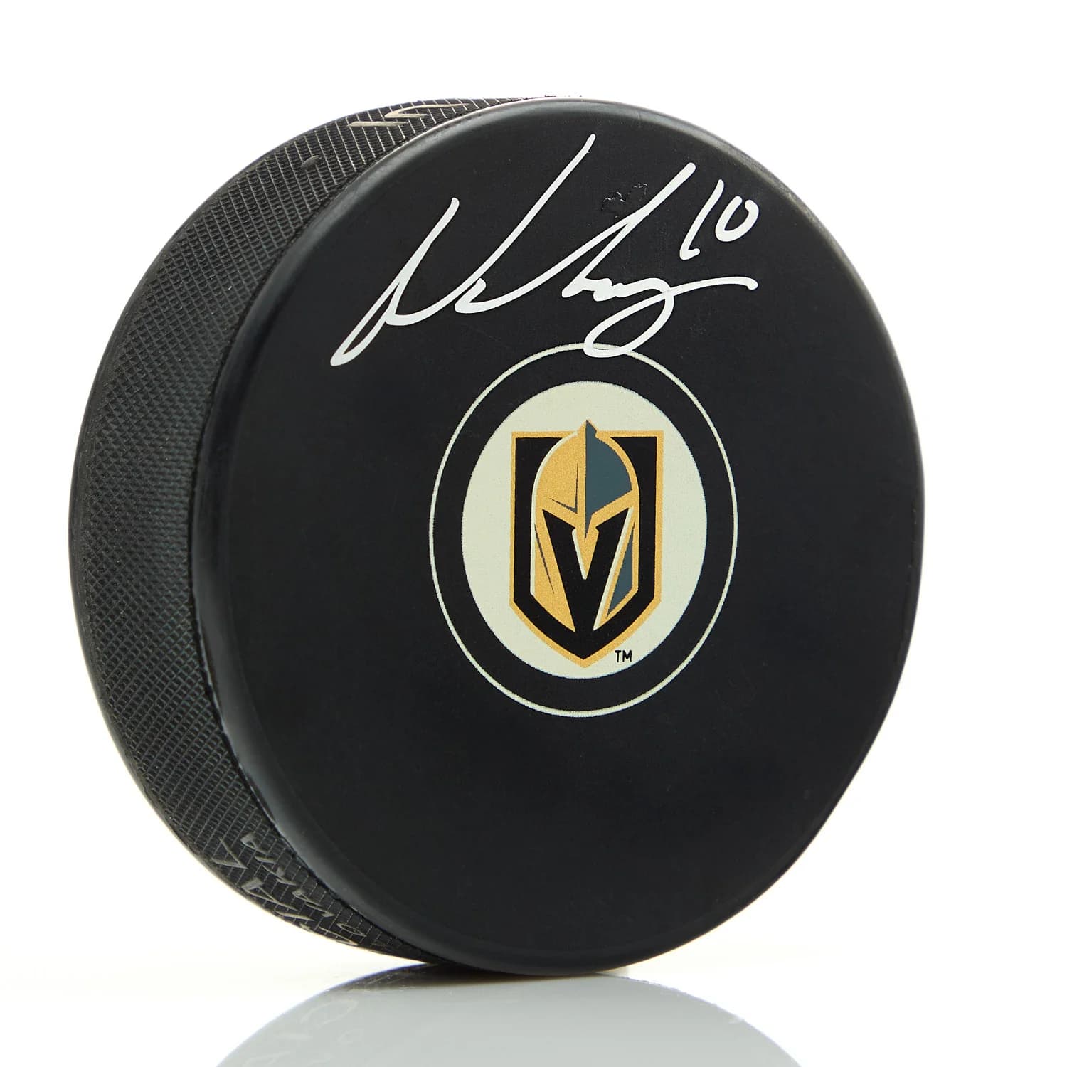 Nic Roy Autographed Vegas Golden Knights Hockey Puck Nic Roy Puck nic-roy-vegas-golden-knights-hockey, Vegas Golden Knights, supplier stock photo