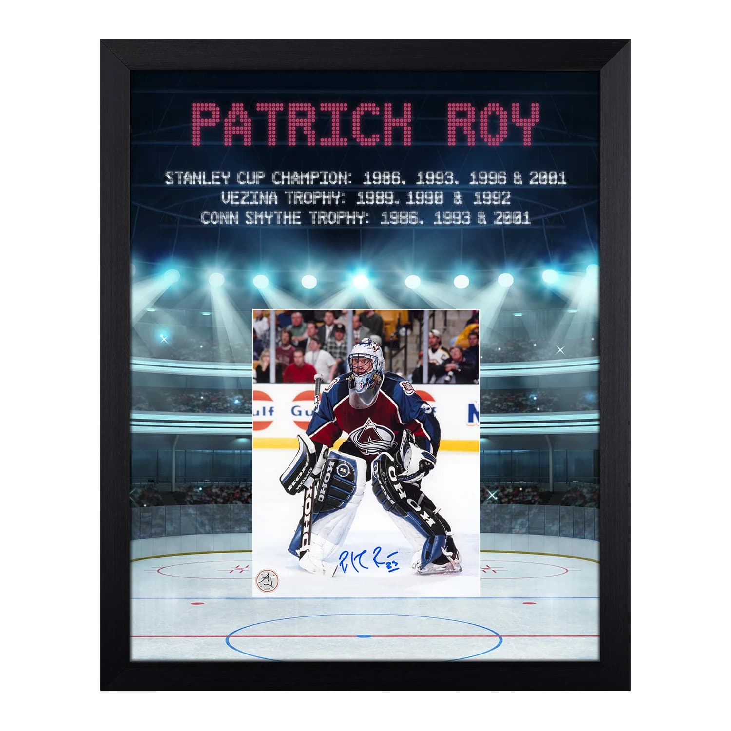 Patrick Roy Signed Colorado Avalanche Stadium Graphic 19x23 Frame Patrick Roy Other 19x23-patrick-roy-colorado-avalanche-stadium, Colorado Avalanche, supplier stock photo