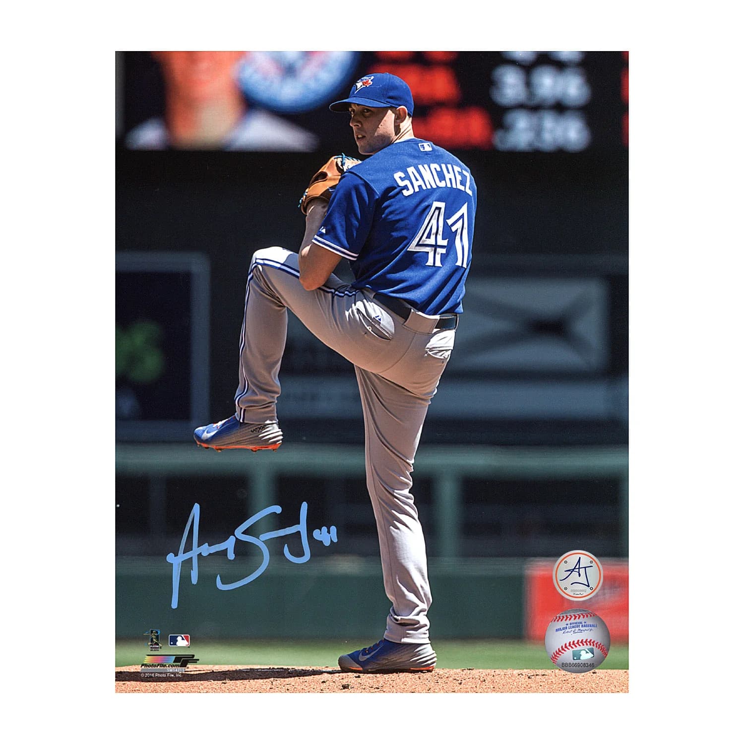Aaron Sanchez Signed Toronto Blue Jays Pitching 8x10 Photo Aaron Sanchez Photo 8x10-aaron-sanchez-toronto-blue-jays-pitching, supplier stock photo