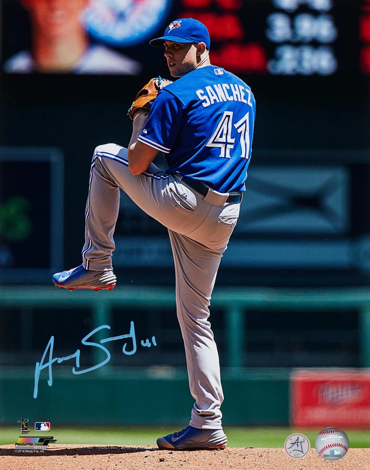 Aaron Sanchez Signed Toronto Blue Jays Pitching 11x14 Photo Aaron Sanchez Photo 11x14-aaron-sanchez-toronto-blue-jays-pitching, supplier stock photo