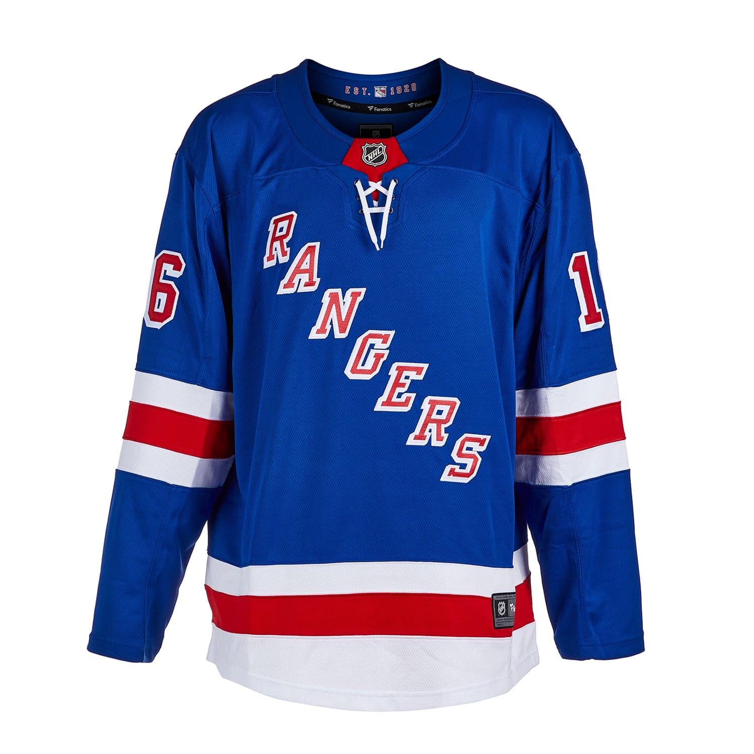 Derek Sanderson Autographed New York Rangers Fanatics Breakaway Jersey Derek Sanderson Jersey breakaway, New York Rangers, view 2, supplier stock photo
