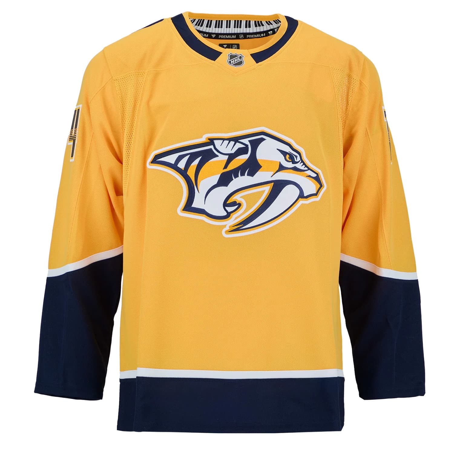Juuse Saros Autographed Nashville Predators Fanatics Premium Jersey Juuse Saros Jersey premium, Nashville Predators, view 2, supplier stock photo