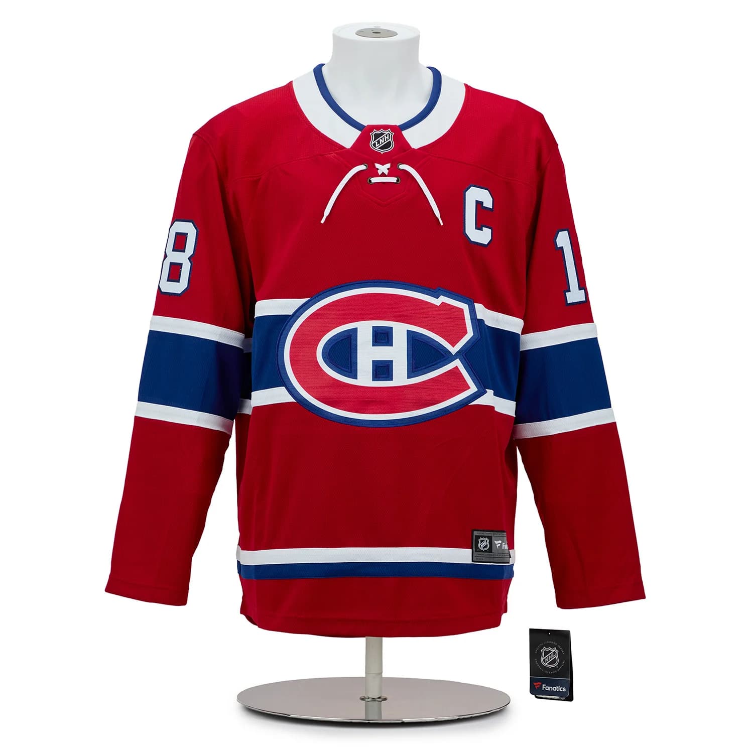 Serge Savard Signed Montreal Canadiens Impressionist Art Jersey #18/18 Serge Savard Jersey serge-savard-impressionist-art-18, Montreal Canadiens, view 2, supplier stock photo