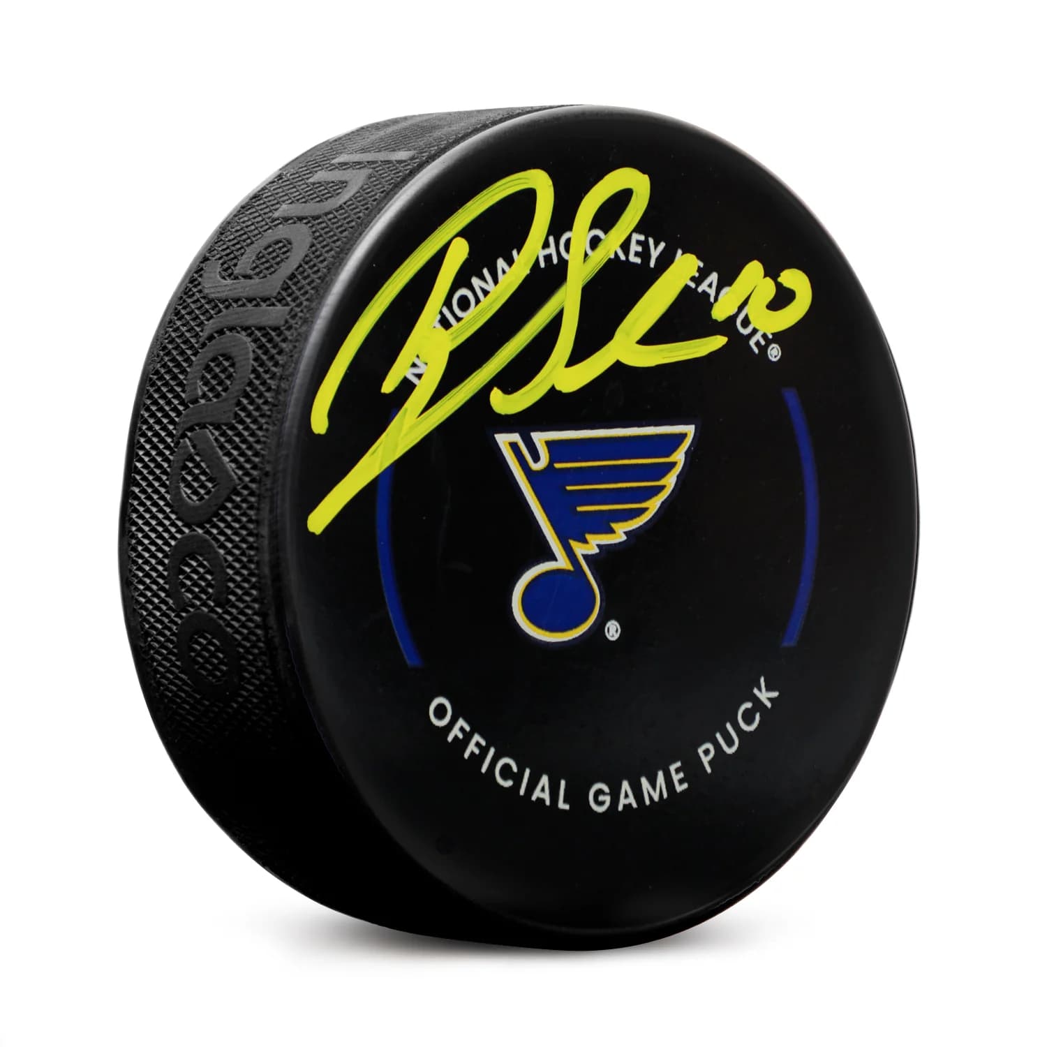 Brayden Schenn Signed St Louis Blues Official Game Puck Brayden Schenn Puck game, St. Louis Blues, supplier stock photo