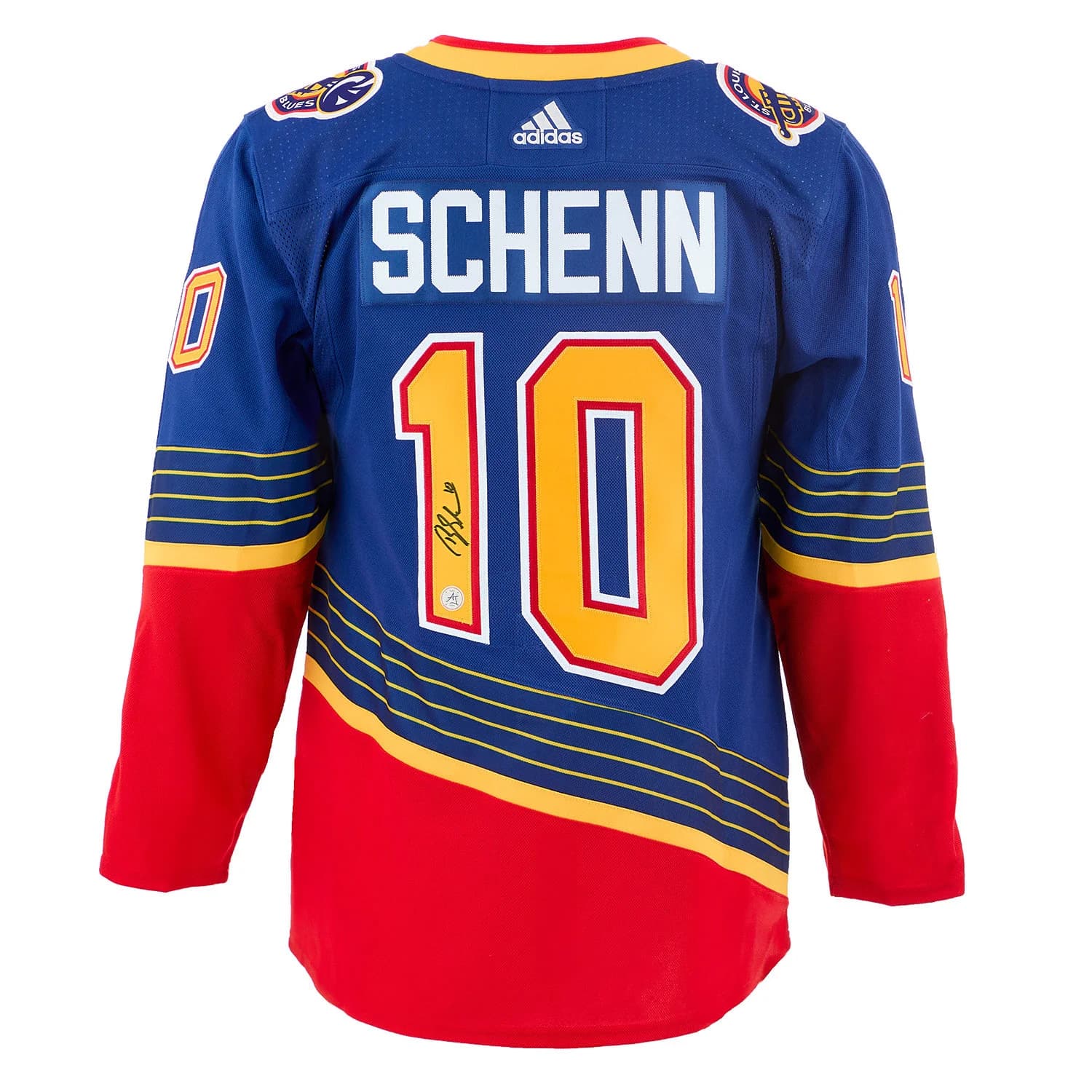 Brayden Schenn Signed St Louis Blues Sheet Music Heritage adidas Jersey Brayden Schenn Jersey sheet-music-heritage-adidas, St. Louis Blues, supplier stock photo