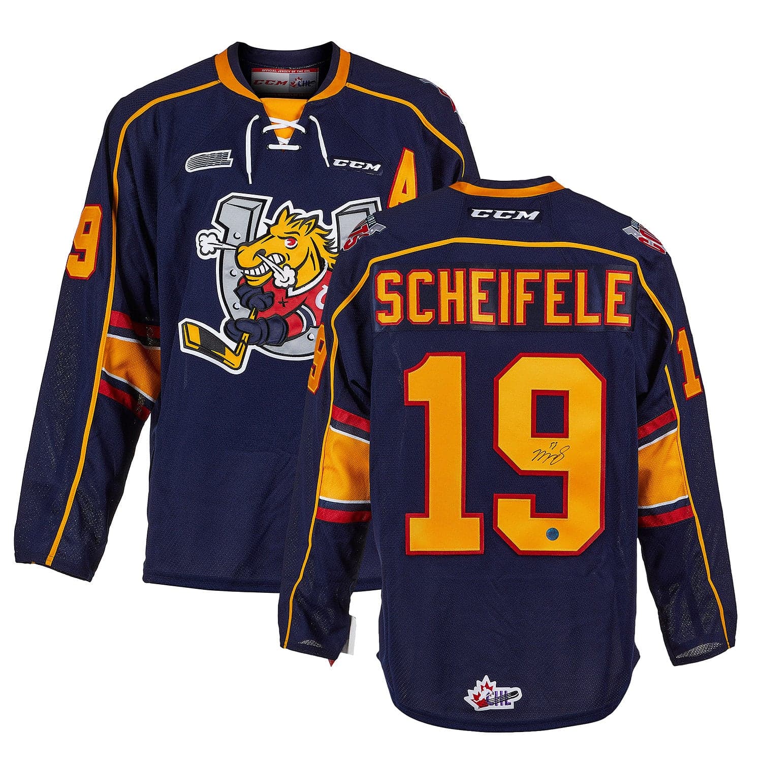 Mark Scheifele Barrie Colts Signed CCM Premier CHL Jersey Mark Scheifele Jersey barrie-colts-ccm-premier-chl, view 3, supplier stock photo