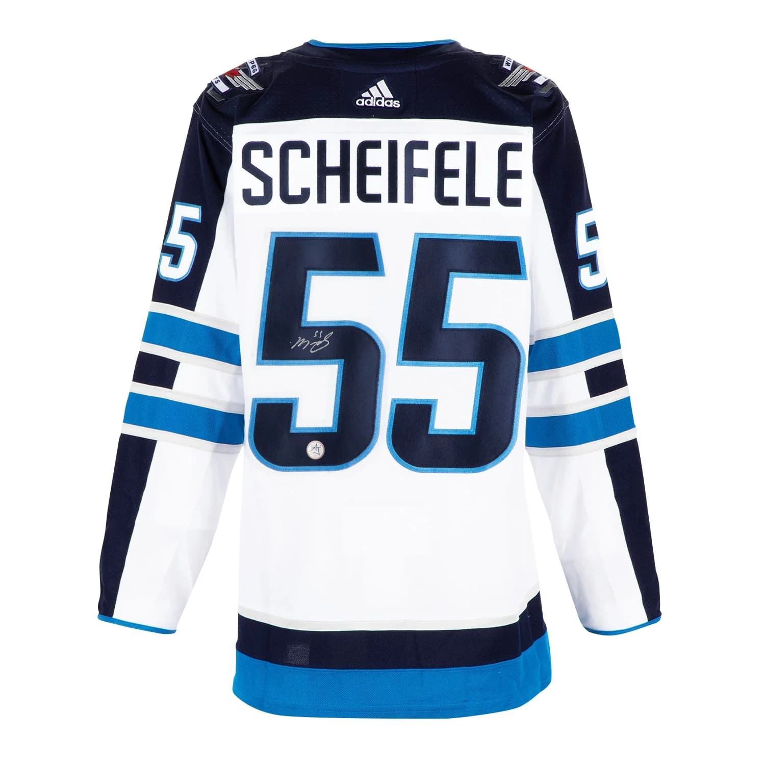 Mark Scheifele Autographed Winnipeg Jets White adidas Jersey Mark Scheifele Jersey white-adidas, Winnipeg Jets, supplier stock photo