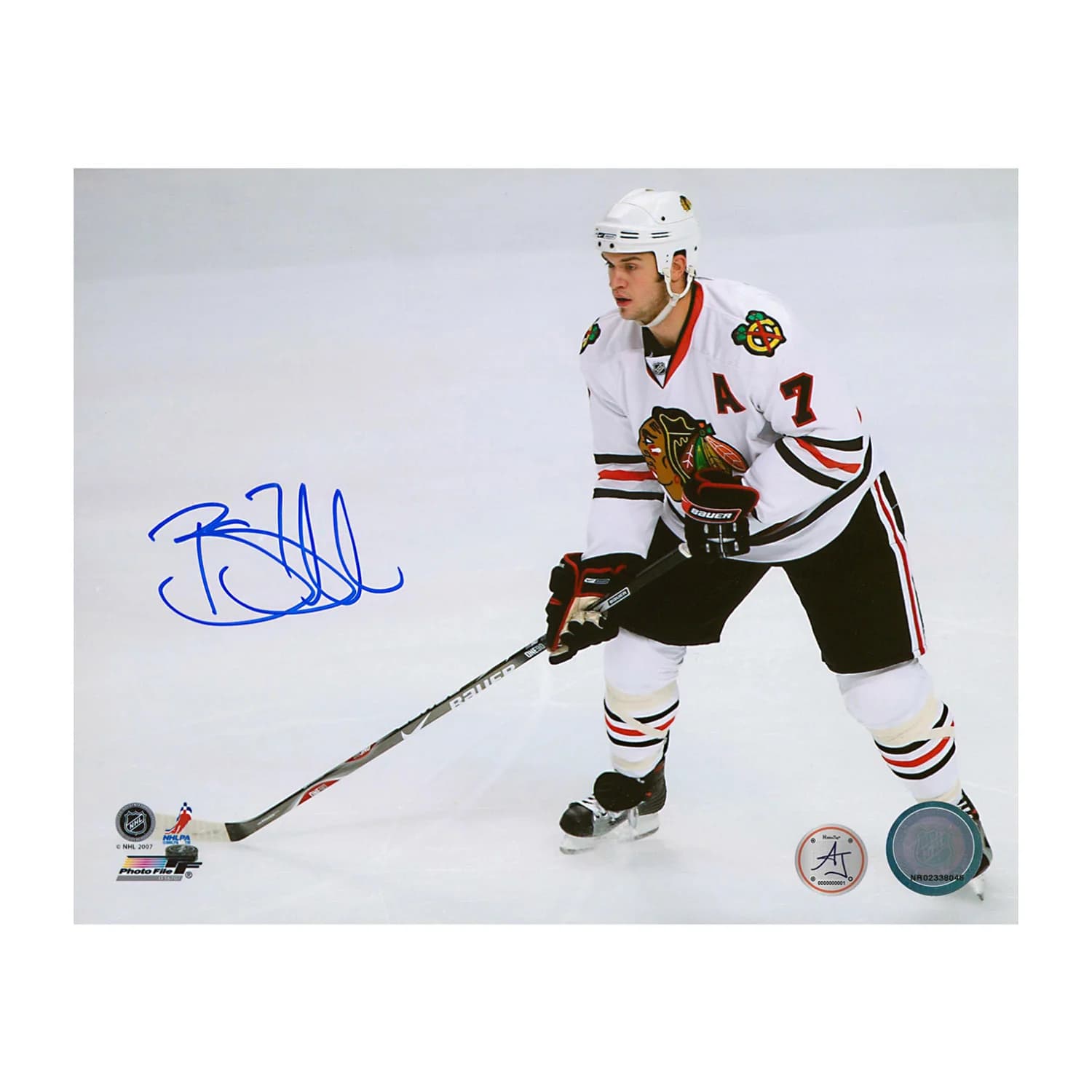 Brent Seabrook Autographed Chicago Blackhawks Aerial View 8x10 Photo Brent Seabrook Photo 8x10-aerial-view, Chicago Blackhawks, supplier stock photo