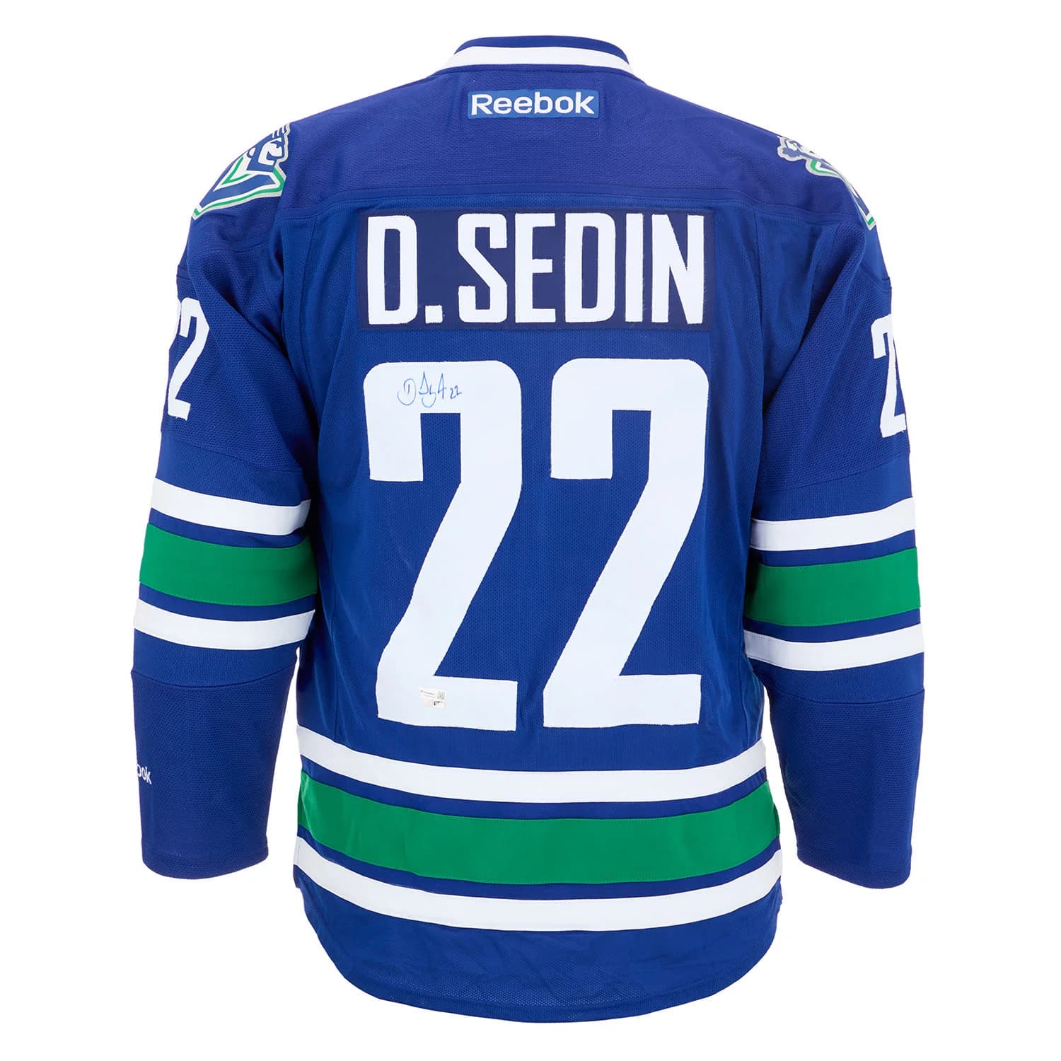 Daniel Sedin Signed Vancouver Canucks Alternate Rink Logo Vintage Reebok Jersey Daniel Sedin Jersey alternate-rink-logo-vintage-reebok, Vancouver Canucks, supplier stock photo