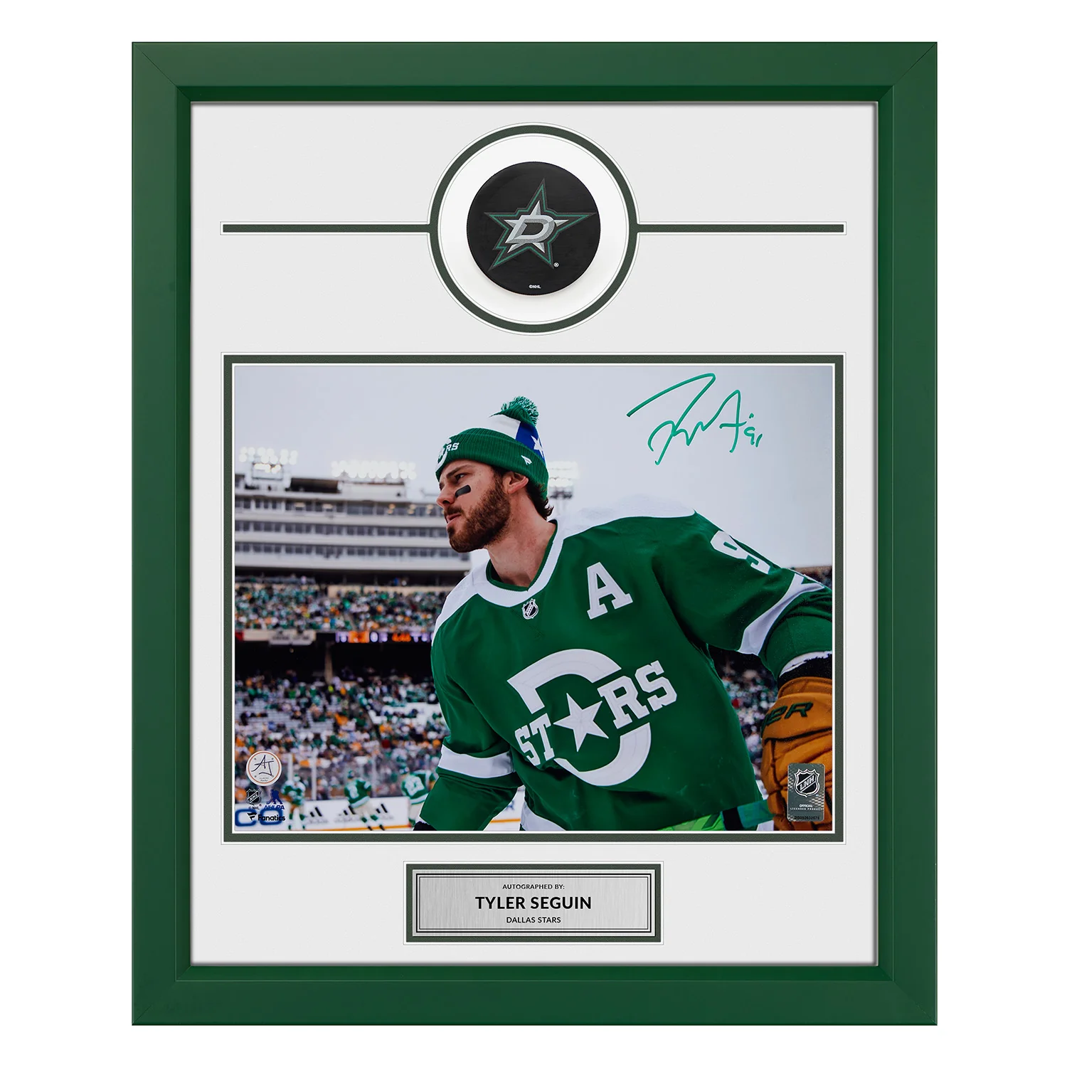 Tyler Seguin Dallas Stars Signed 2020 Winter Classic 20x24 Frame Tyler Seguin Other 20x24-2020-winter-classic-frame, Dallas Stars, supplier stock photo