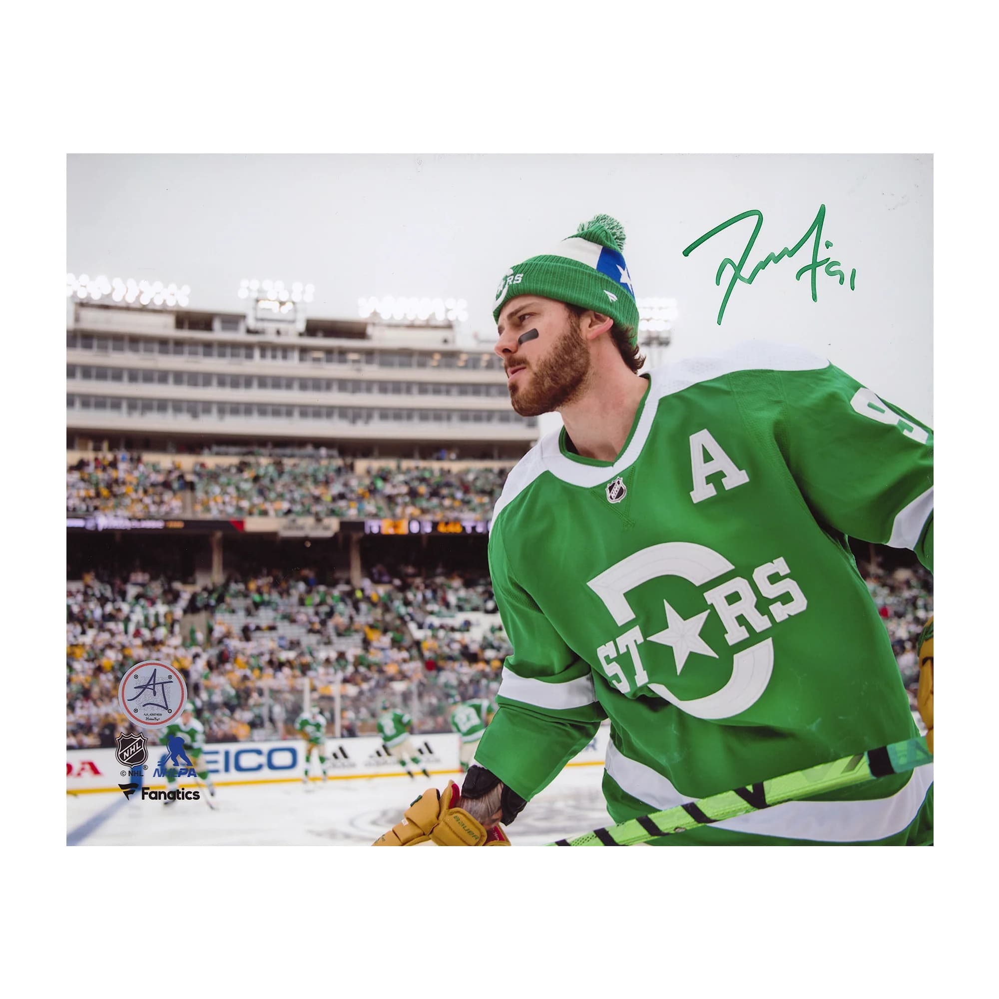 Tyler Seguin Signed Dallas Stars Winter Classic 8x10 Photo Tyler Seguin Photo 8x10-winter-classic, Dallas Stars, supplier stock photo