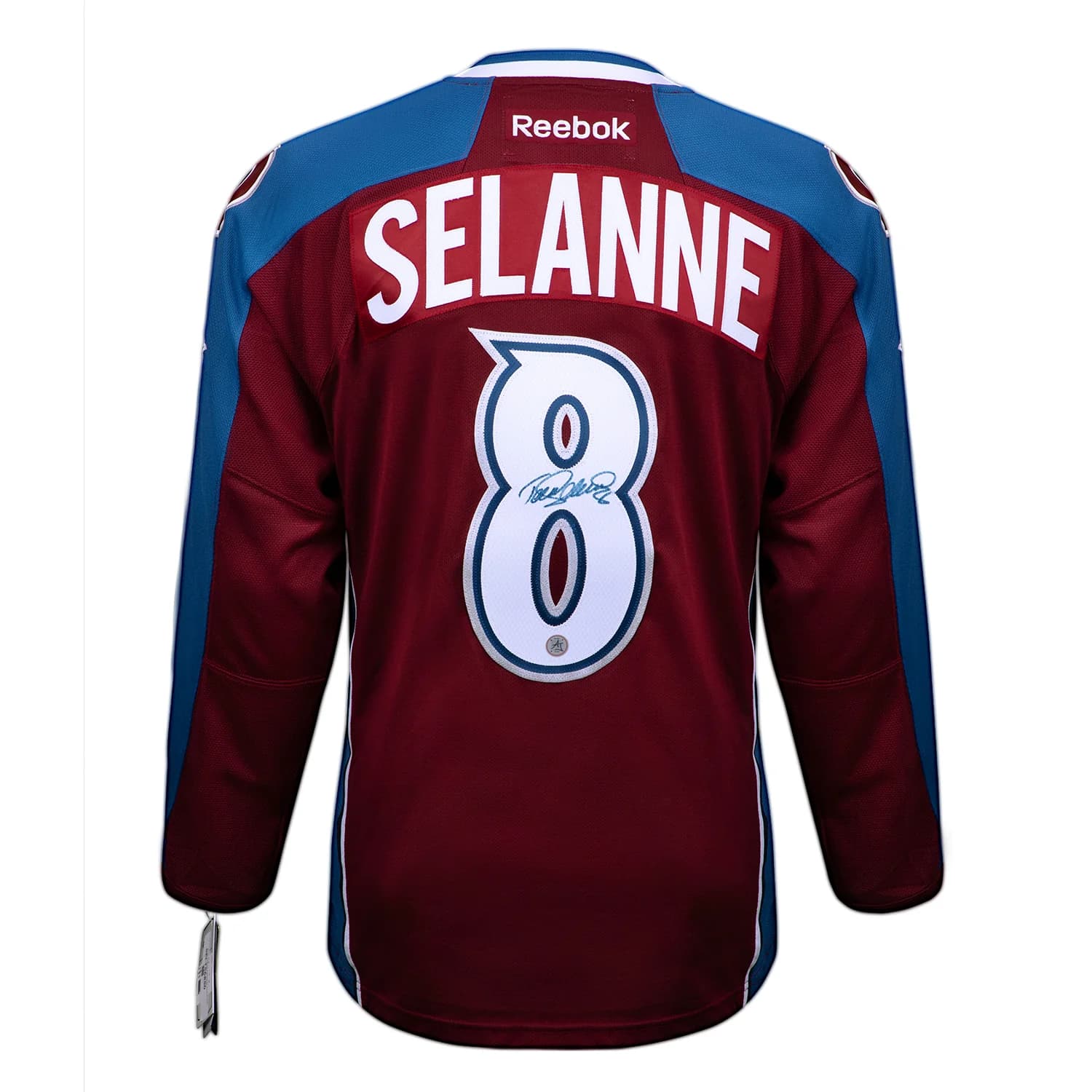 Teemu Selanne Signed Colorado Avalanche Vintage Reebok Jersey Teemu Selanne Jersey vintage-reebok, Colorado Avalanche, supplier stock photo