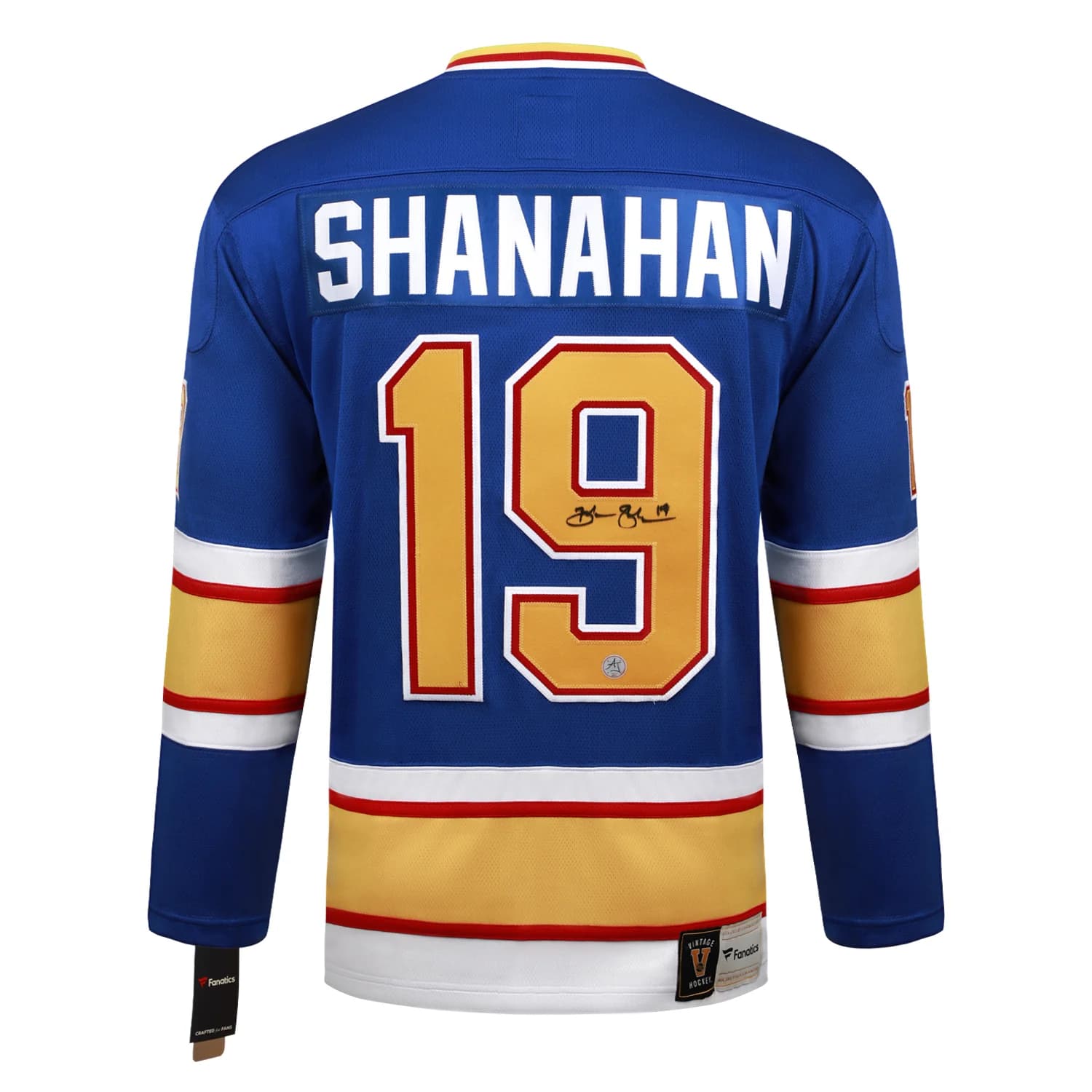 Brendan Shanahan Signed St Louis Blues Throwback Breakaway Jersey Brendan Shanahan Jersey throwback-breakaway, St. Louis Blues, supplier stock photo