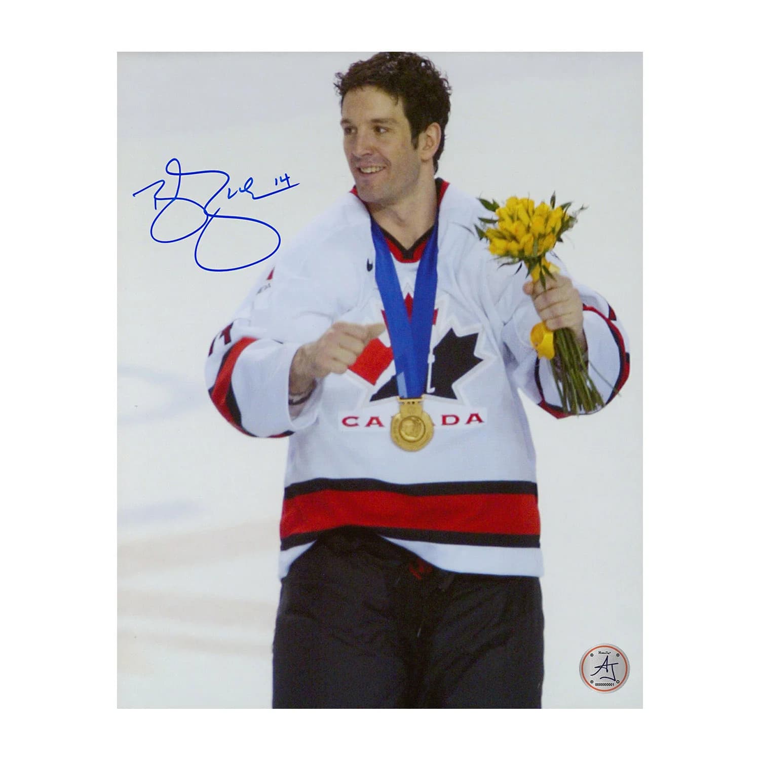 Brendan Shanahan Autographed Team Canada Olympic Gold 8x10 Photo Brendan Shanahan Photo 8x10-team-canada-olympic-gold, supplier stock photo