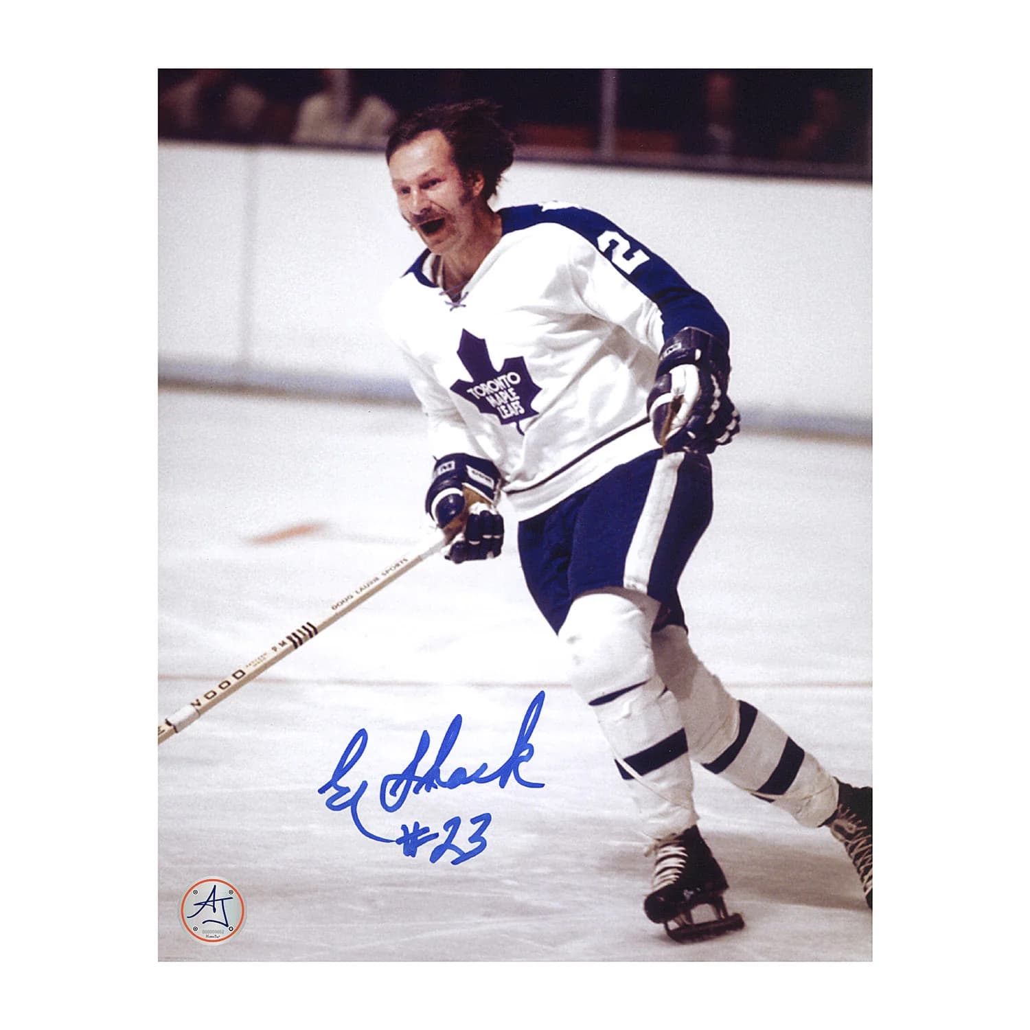 Eddie Shack Autographed Toronto Maple Leafs Classic Hockey 8x10 Photo Eddie Shack Photo 8x10-classic-hockey, Toronto Maple Leafs, supplier stock photo