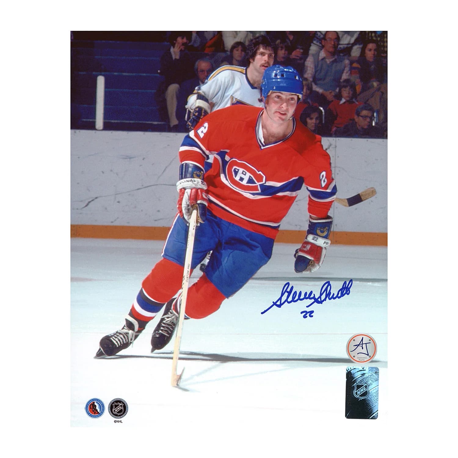 Steve Shutt Autographed Montreal Canadiens Hockey 8x10 Photo Steve Shutt Photo 8x10-hockey, Montreal Canadiens, supplier stock photo