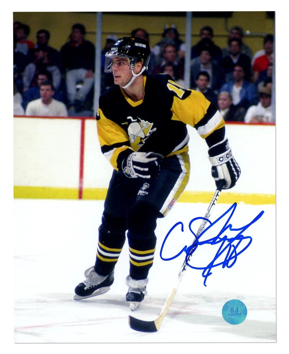 Craig Simpson Autographed Pittsburgh Penguins 8x10 Photo Craig Simpson Photo 8x10, Pittsburgh Penguins, supplier stock photo