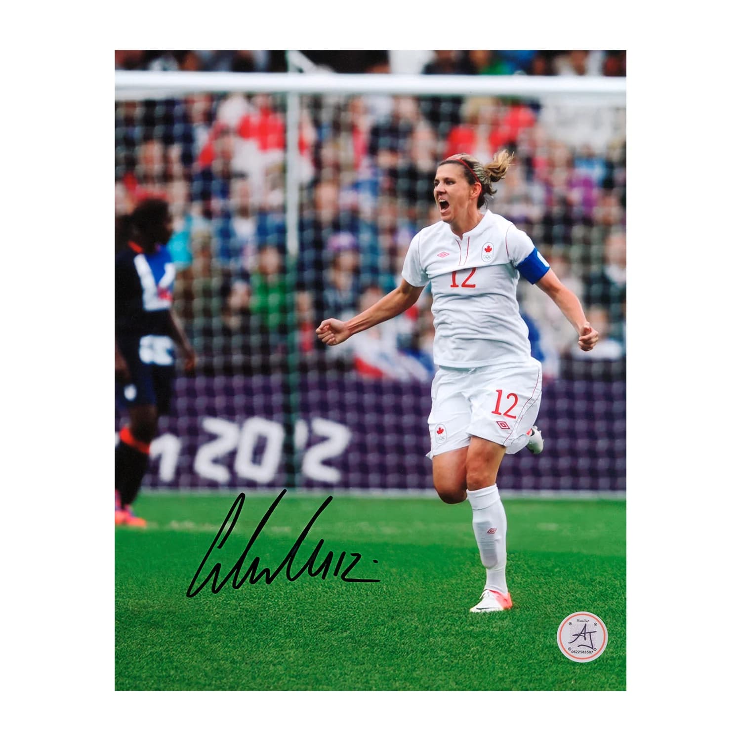 Christine Sinclair Signed Team Canada Soccer Goal Celebration 8x10 Photo Christine Sinclair Photo 8x10-team-canada-soccer-goal-celebration, supplier stock photo